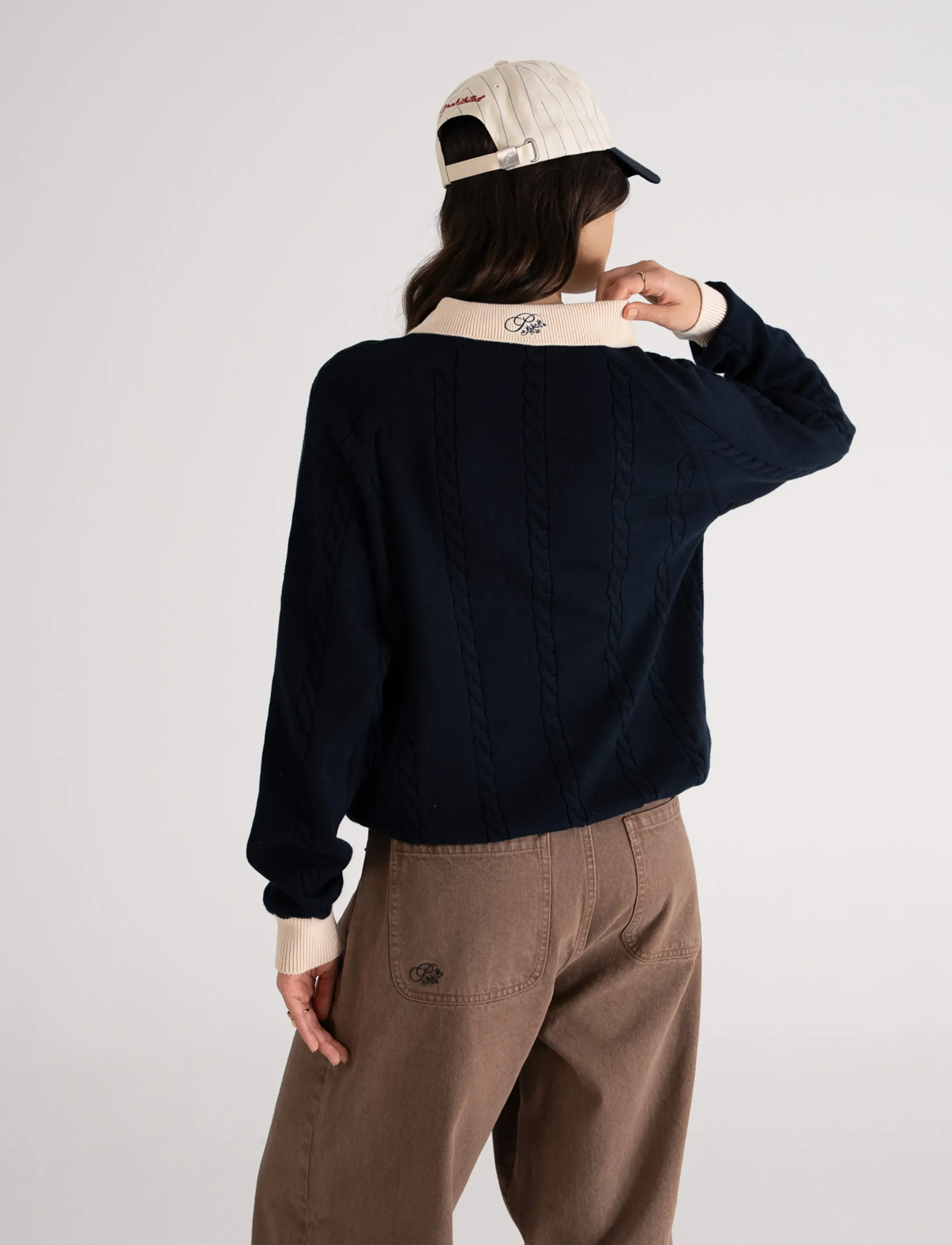 Prohibited Legacy Knitted Jersey - Gestrickte Polohemden - NAVY / navy