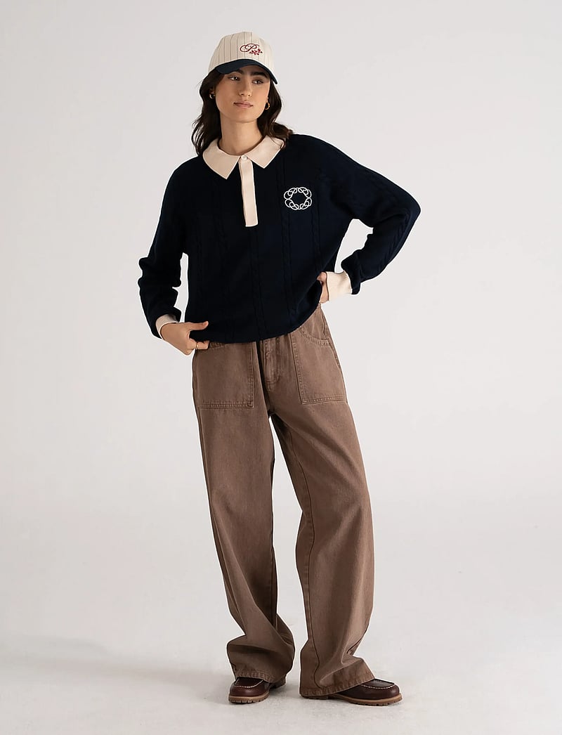 Prohibited - Legacy Knitted Jersey - gestrickte polohemden - navy - 3