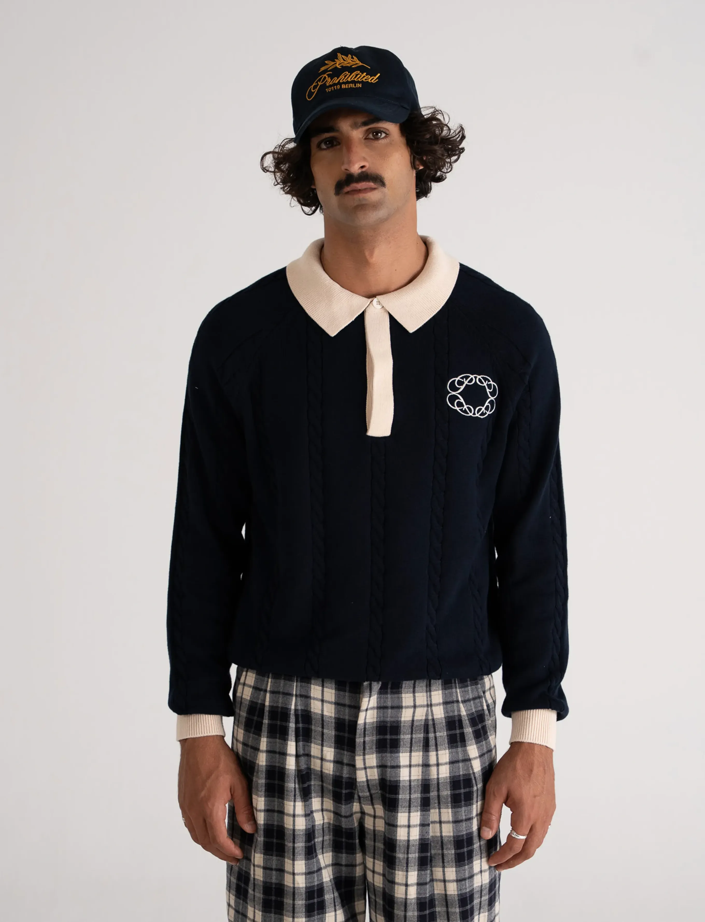 Prohibited - Legacy Knitted Jersey - polostrik - navy - 5