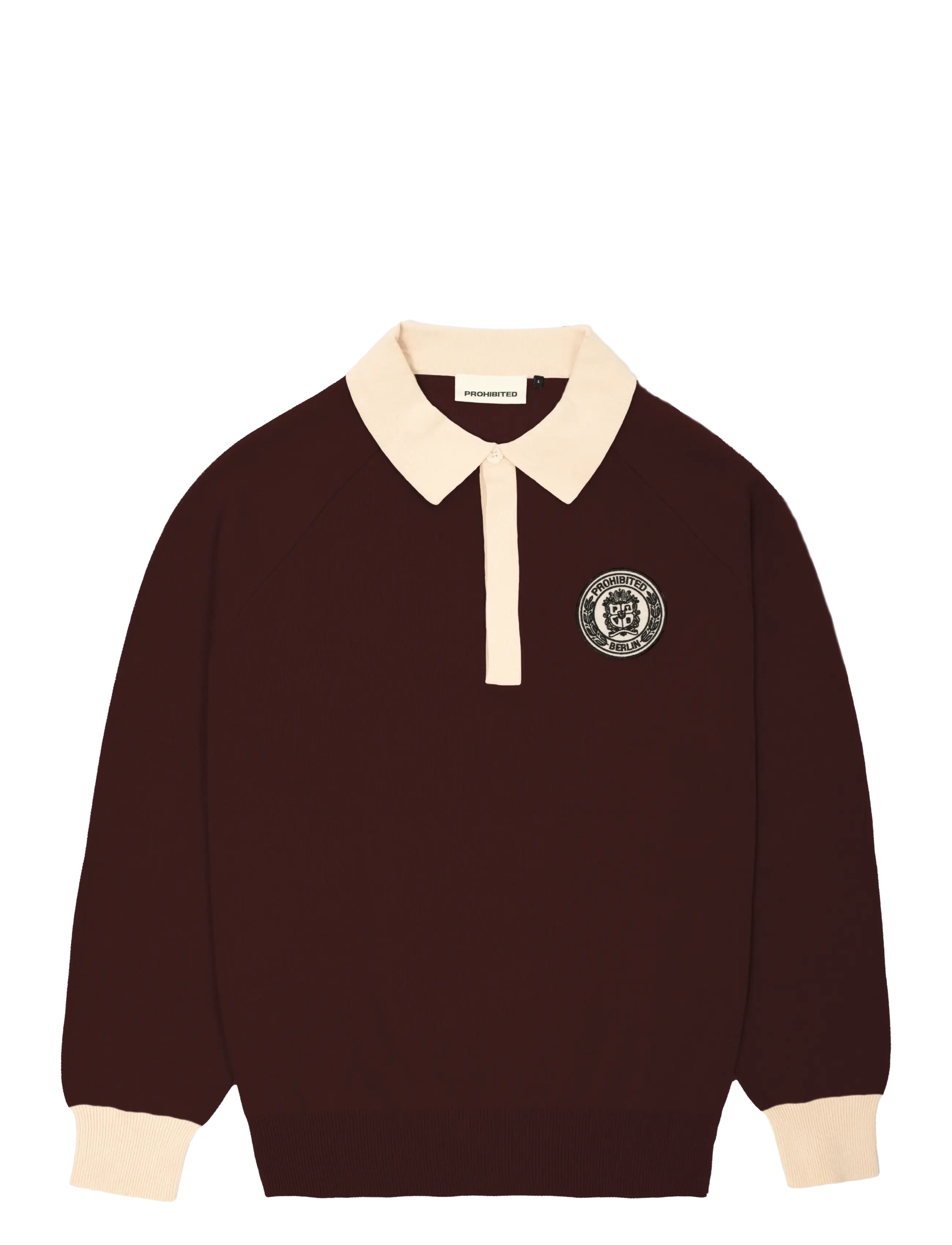 Prohibited Cup Knitted Jersey - Tøj - BORDEAUX / burgundy