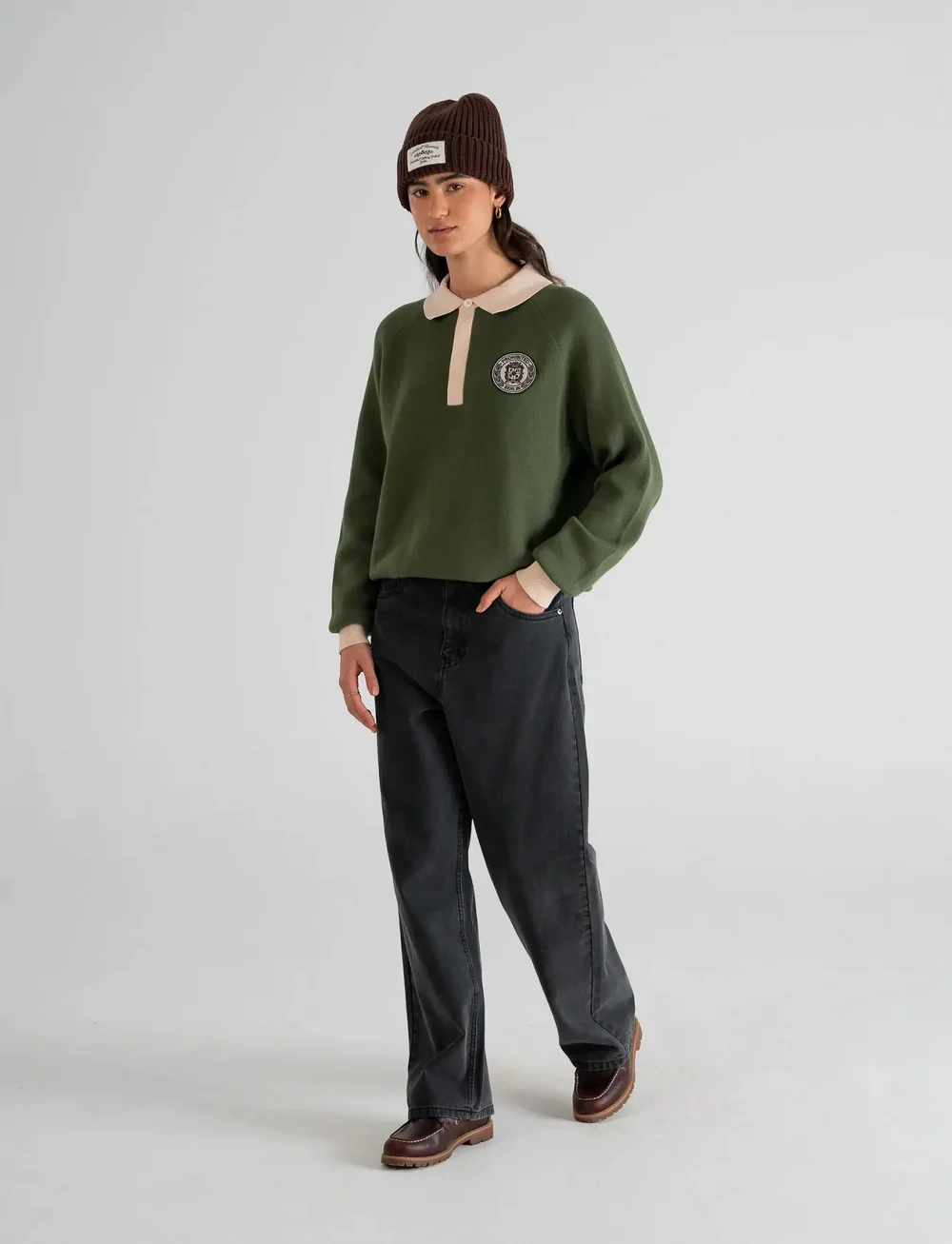 Prohibited - Cup Knitted Jersey - geweven polo's - green - 3
