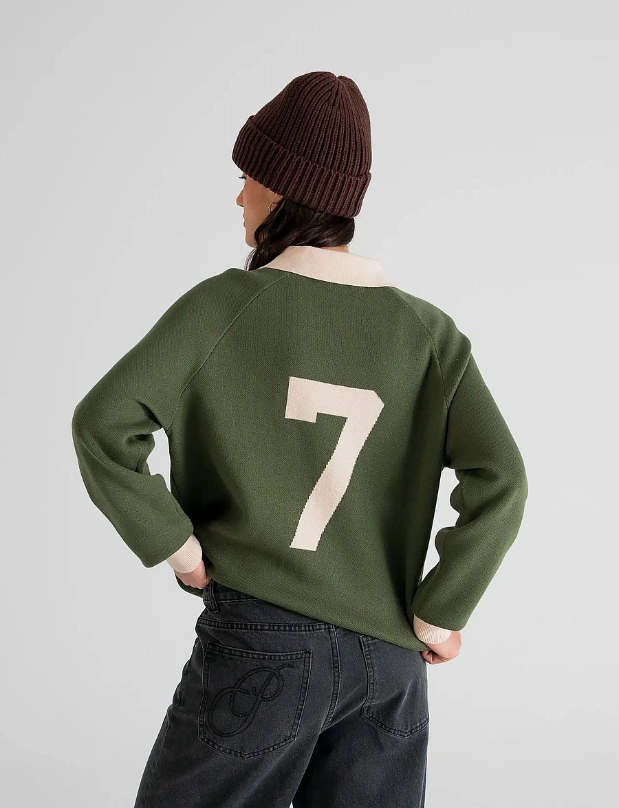Prohibited - Cup Knitted Jersey - polos en tricot à manches longues - green - 4