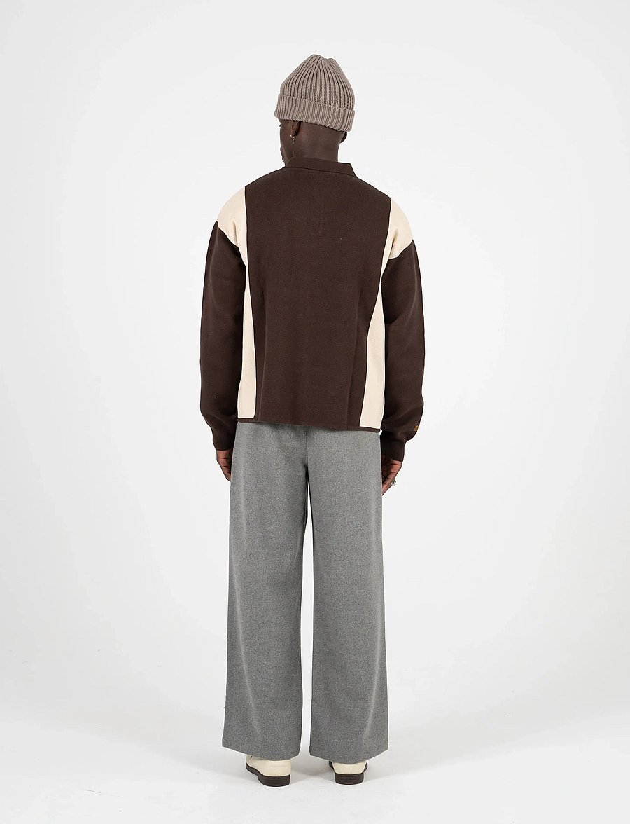 Prohibited - Contrast Clubhouse Knit - langärmelig - brown - 3