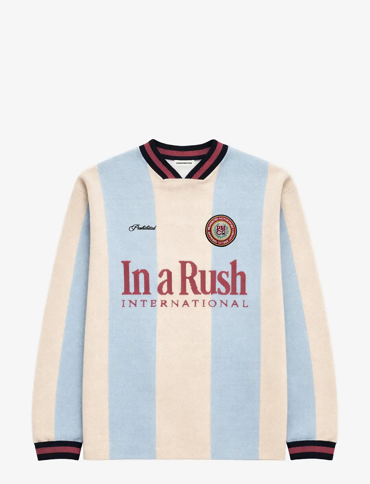 Prohibited - Overdrive Knit Trikot Blue - v-ausschnitt - blue - 1
