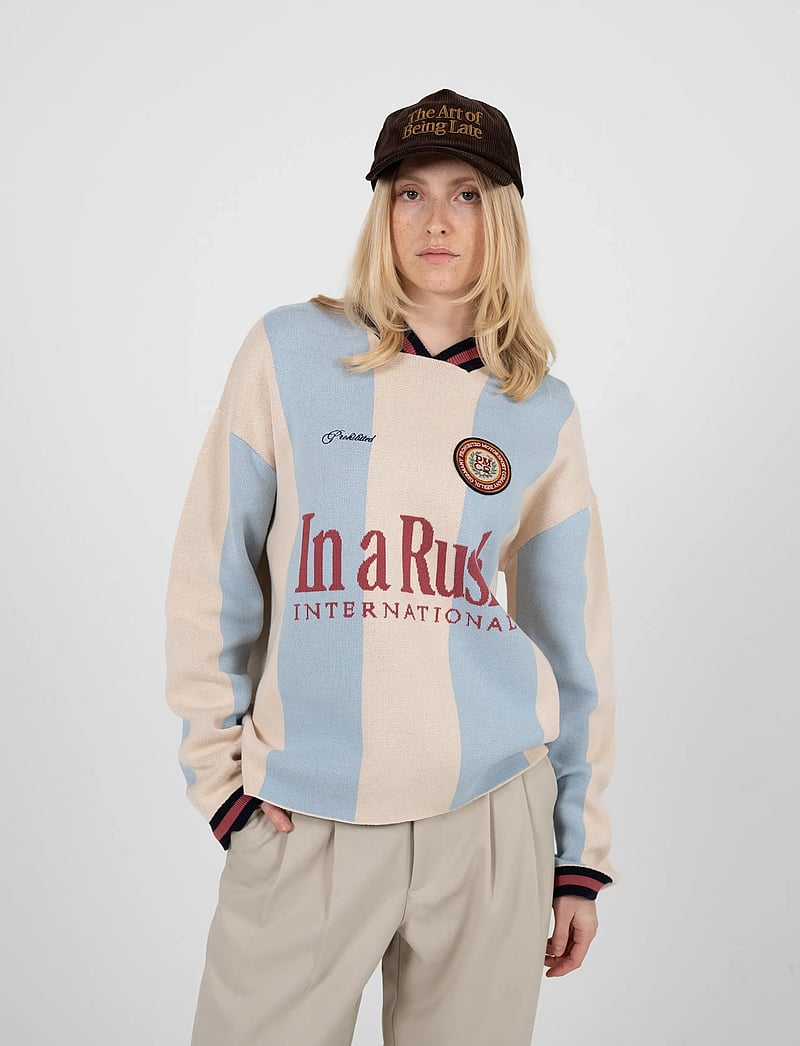 Prohibited - Overdrive Knit Trikot Blue - v-ausschnitt - blue - 0