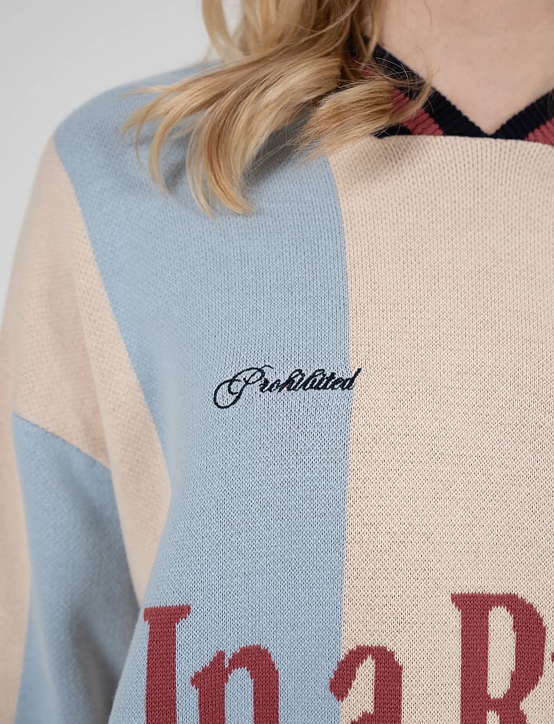 Prohibited - Overdrive Knit Trikot Blue - v-ausschnitt - blue - 3
