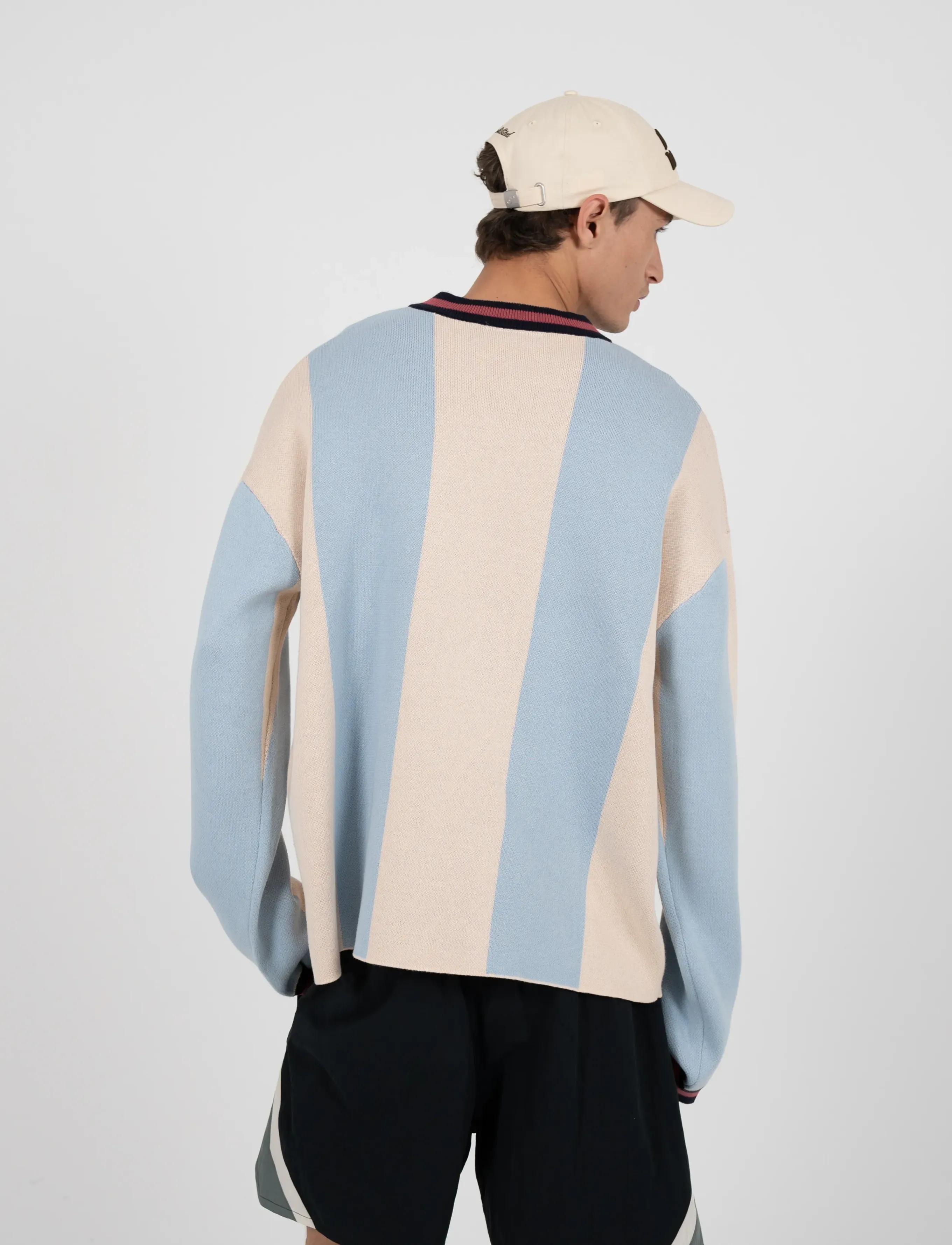 Prohibited Overdrive Knit Trikot Blue - Tänavastiil - BLUE / multi