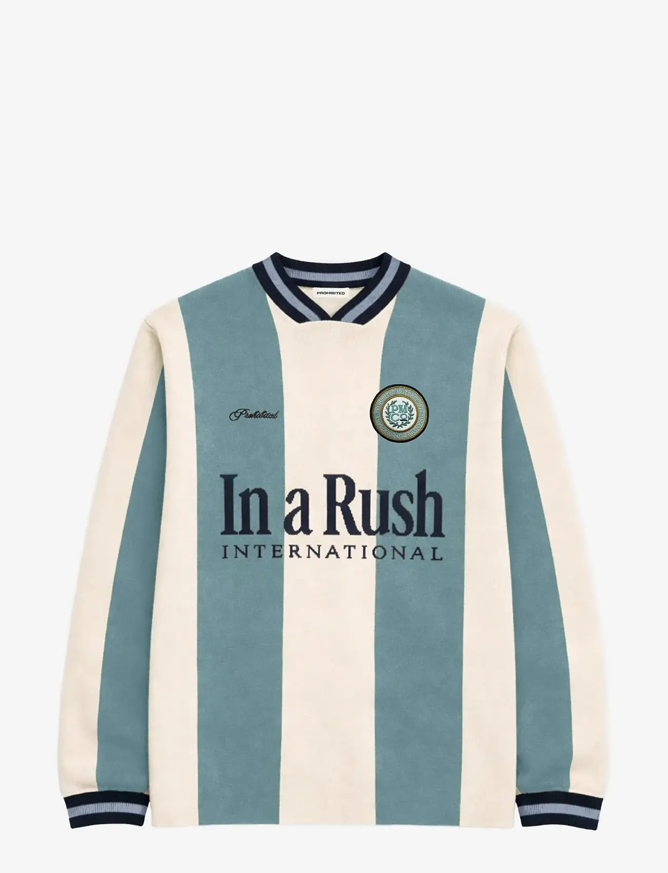 Prohibited - Overdrive Knit Trikot Matcha - adījumi ar v veida kakla izgriezumu - matcha - 1