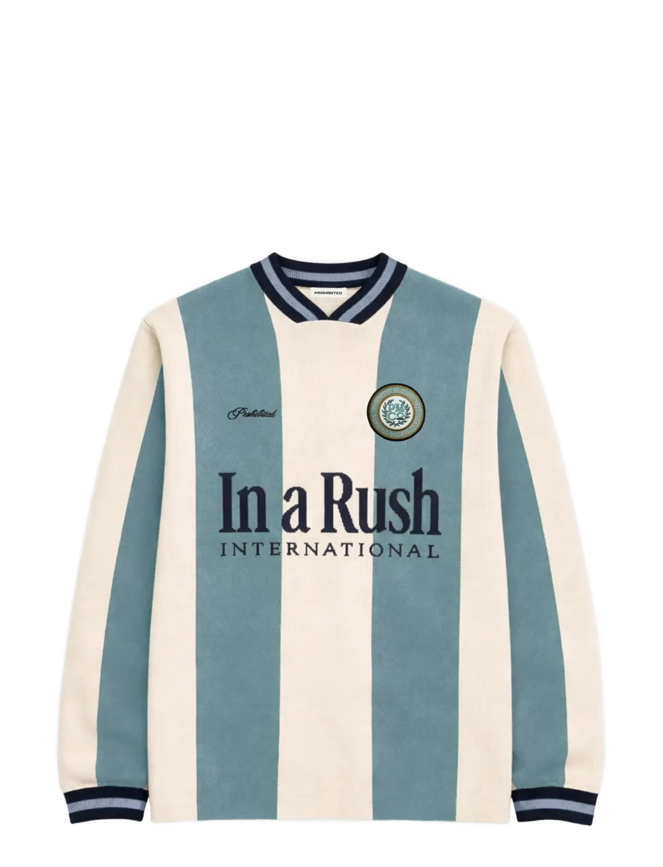 Prohibited Overdrive Knit Trikot Matcha - Kläder - MATCHA / blue