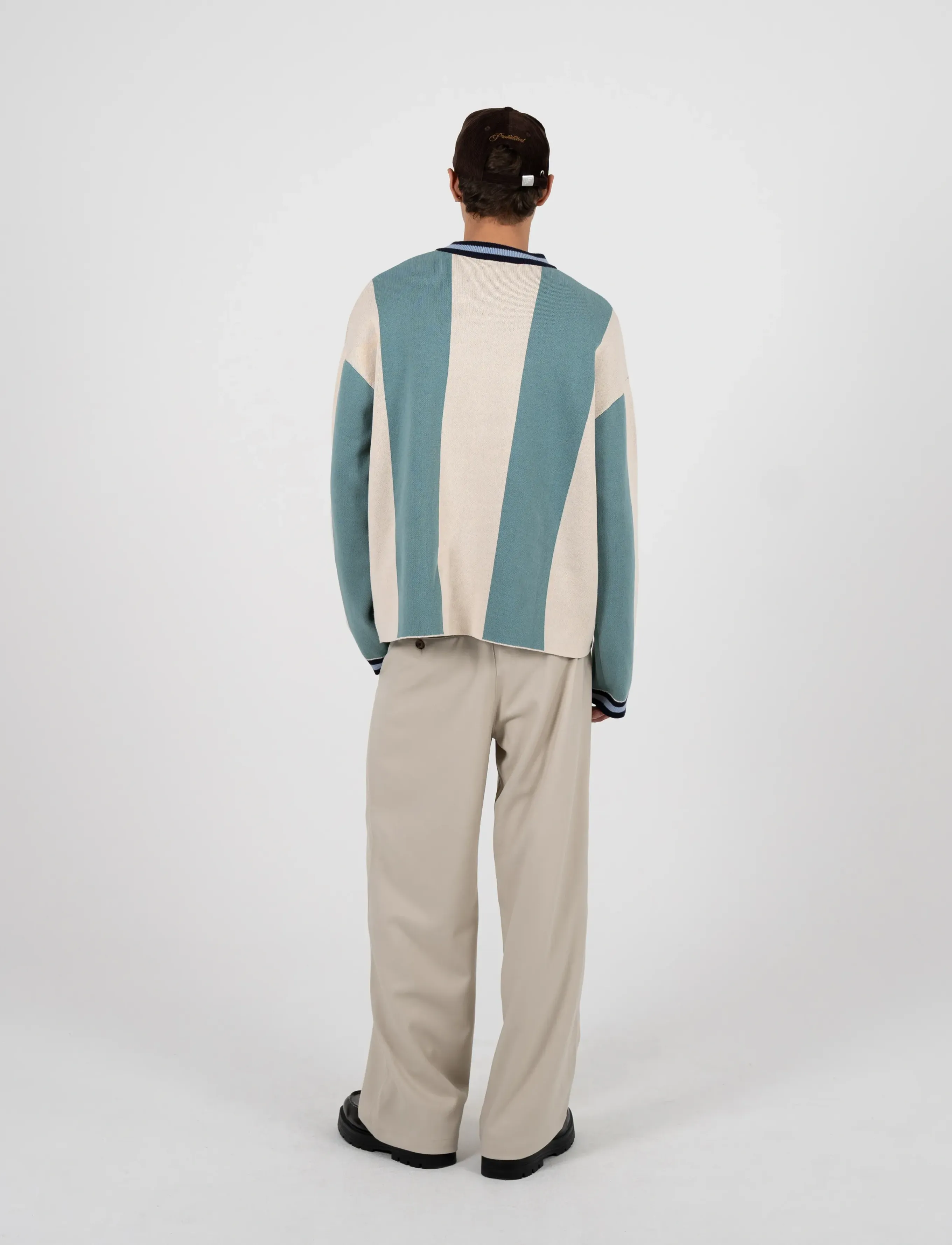 Prohibited - Overdrive Knit Trikot Matcha - v-kaelusega kudumid - matcha - 4