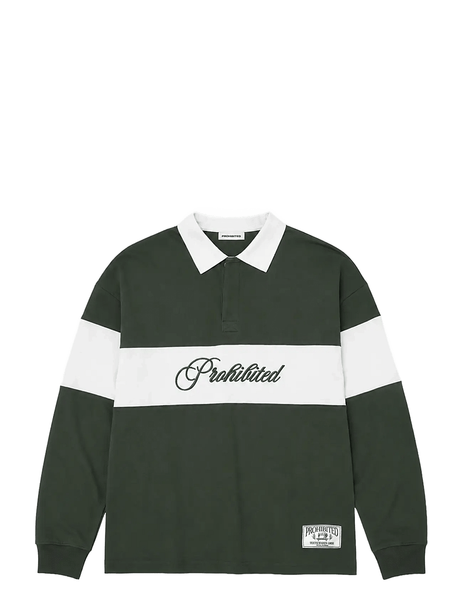 Prohibited - Back In The Days Polo - langärmelig - forest green - 1