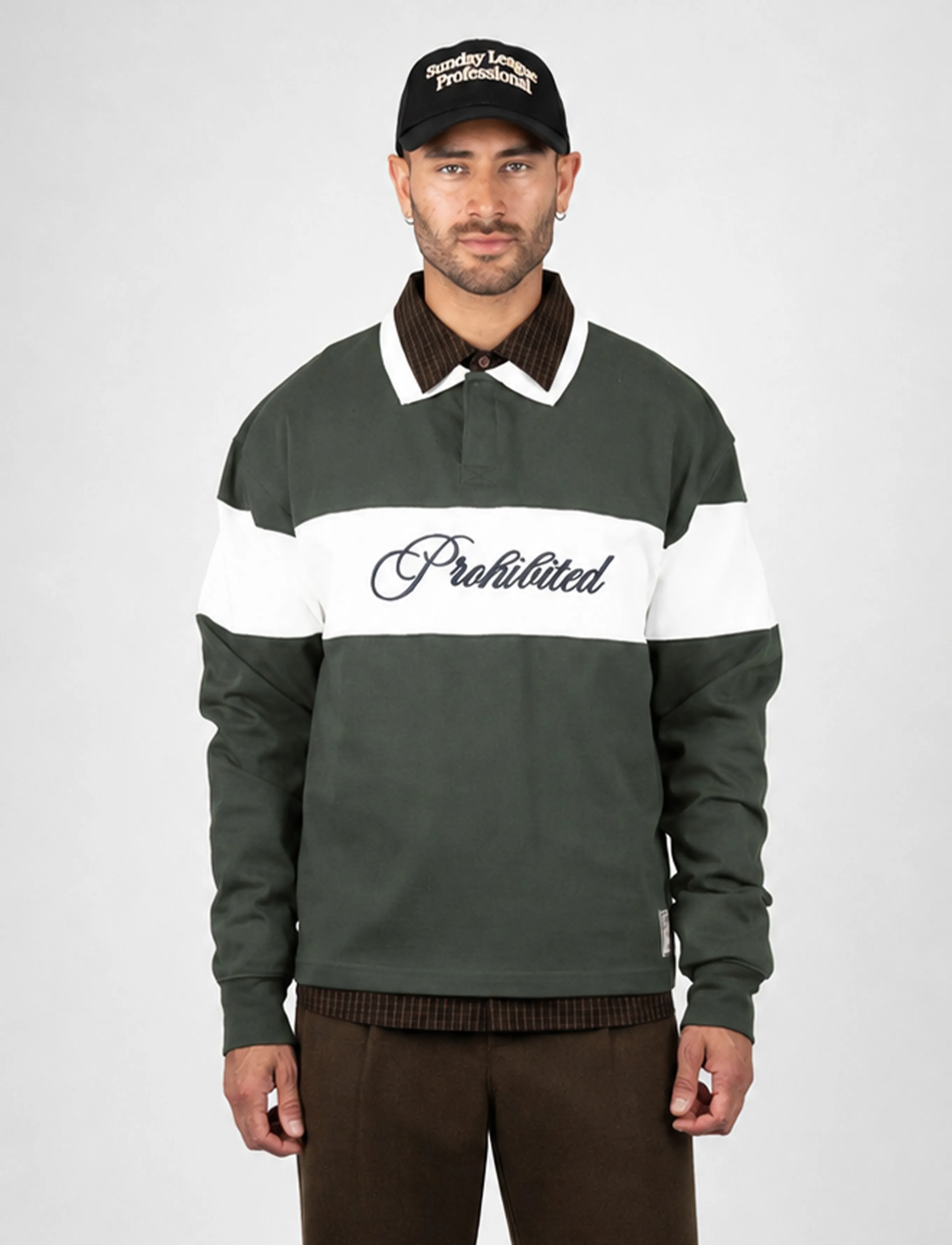 Prohibited - Back In The Days Polo - langärmelig - forest green - 3