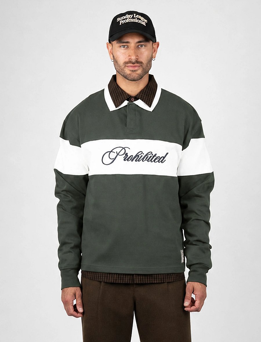 Prohibited - Back In The Days Polo - langärmelig - forest green - 3