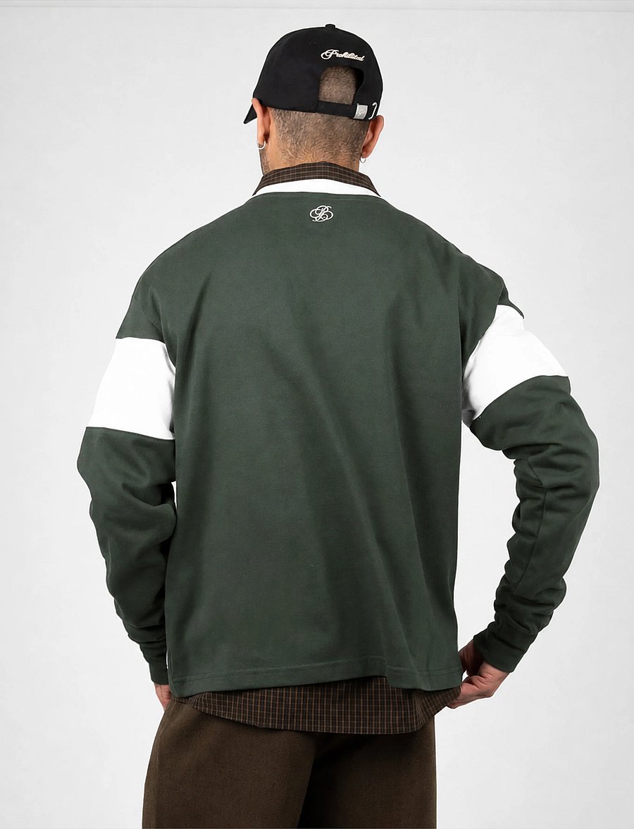 Prohibited - Back In The Days Polo - langärmelig - forest green - 4