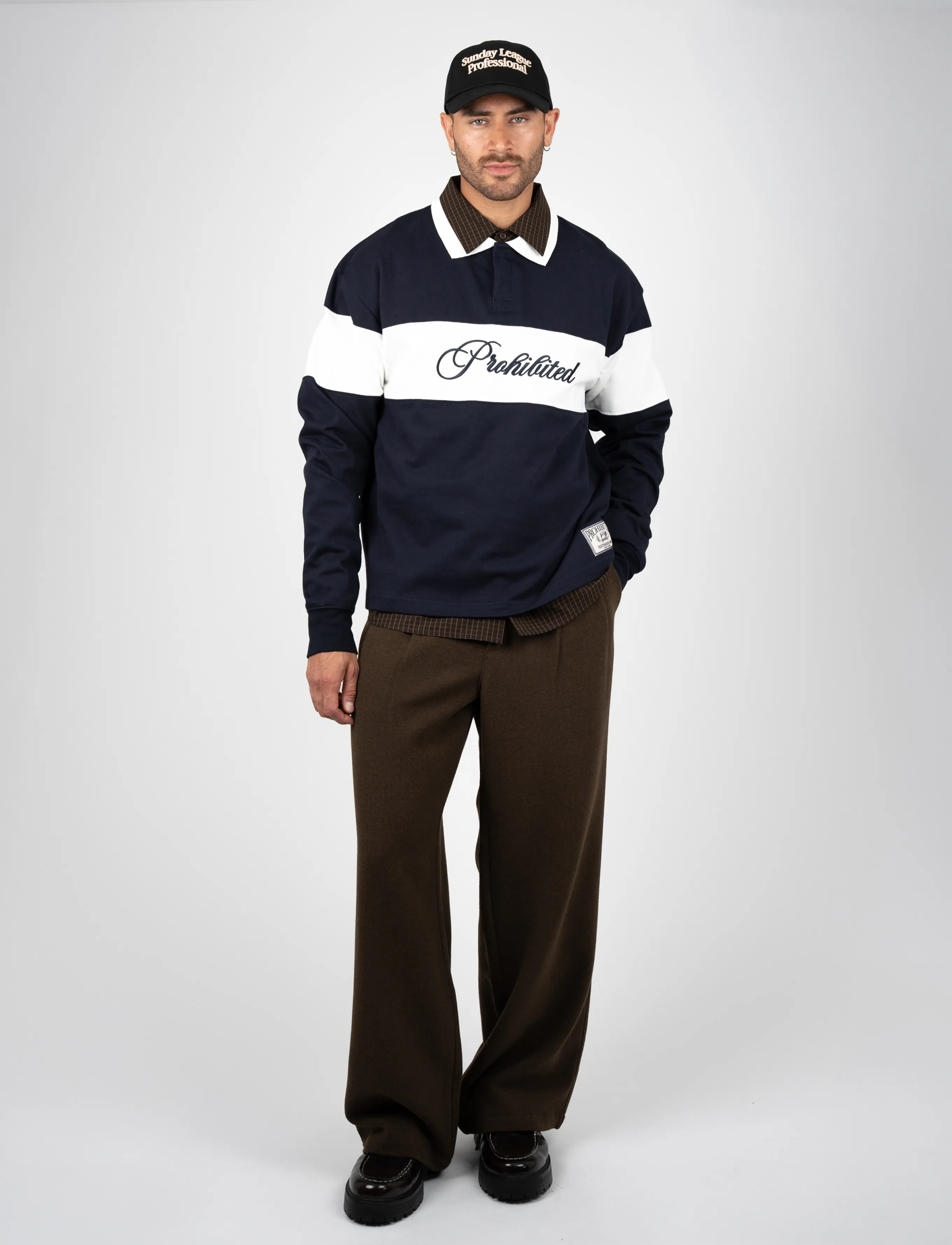 Prohibited Back In The Days Polo - Osta stiili järgi - NAVY / navy