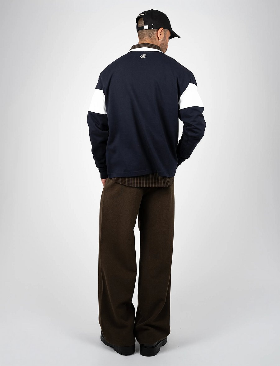 Prohibited - Back In The Days Polo - langærmede poloer - navy - 3