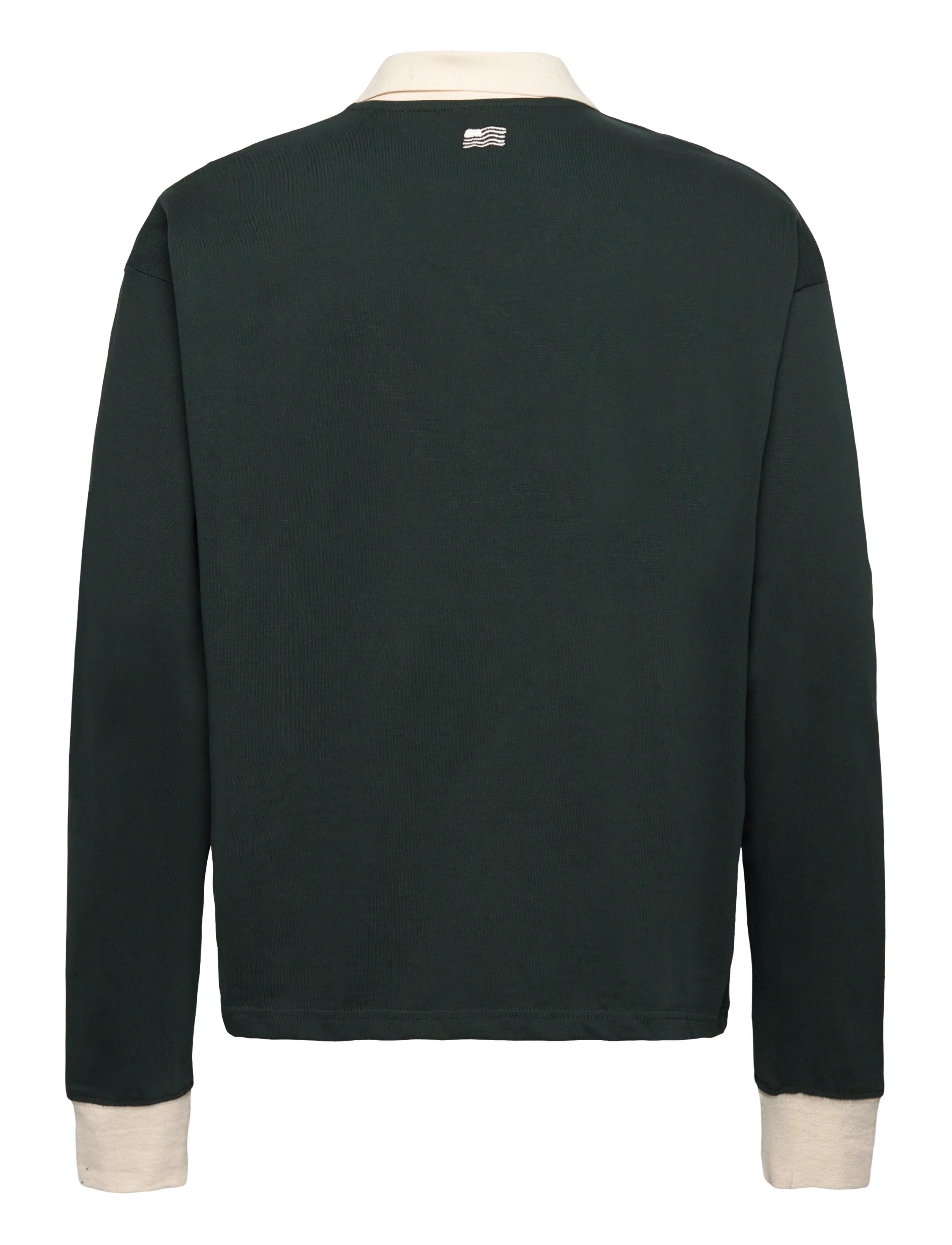 Prohibited - Club Polo Longsleeve - långärmade stickade pikétröjor - green - 2