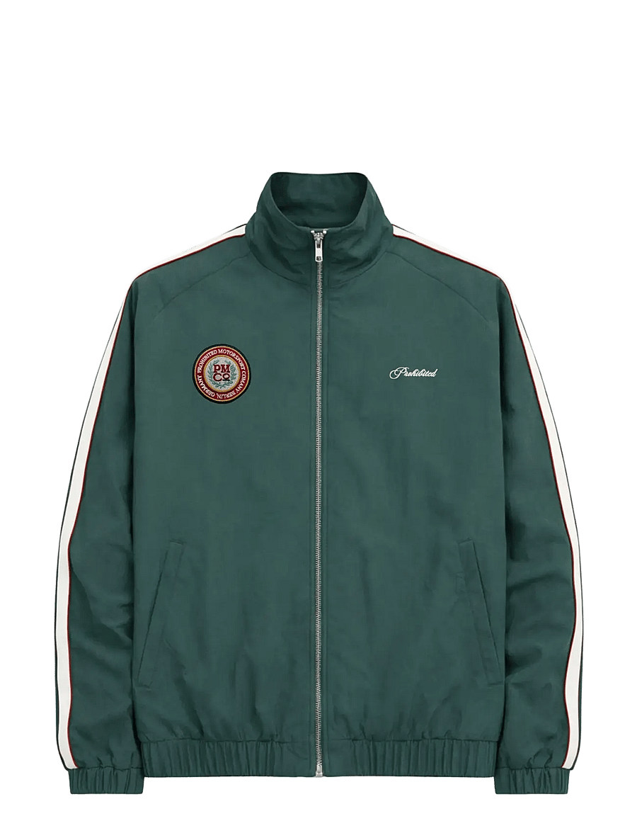 Prohibited - Slipstream Trackjacket Green - vabaaja jakid - green - 1