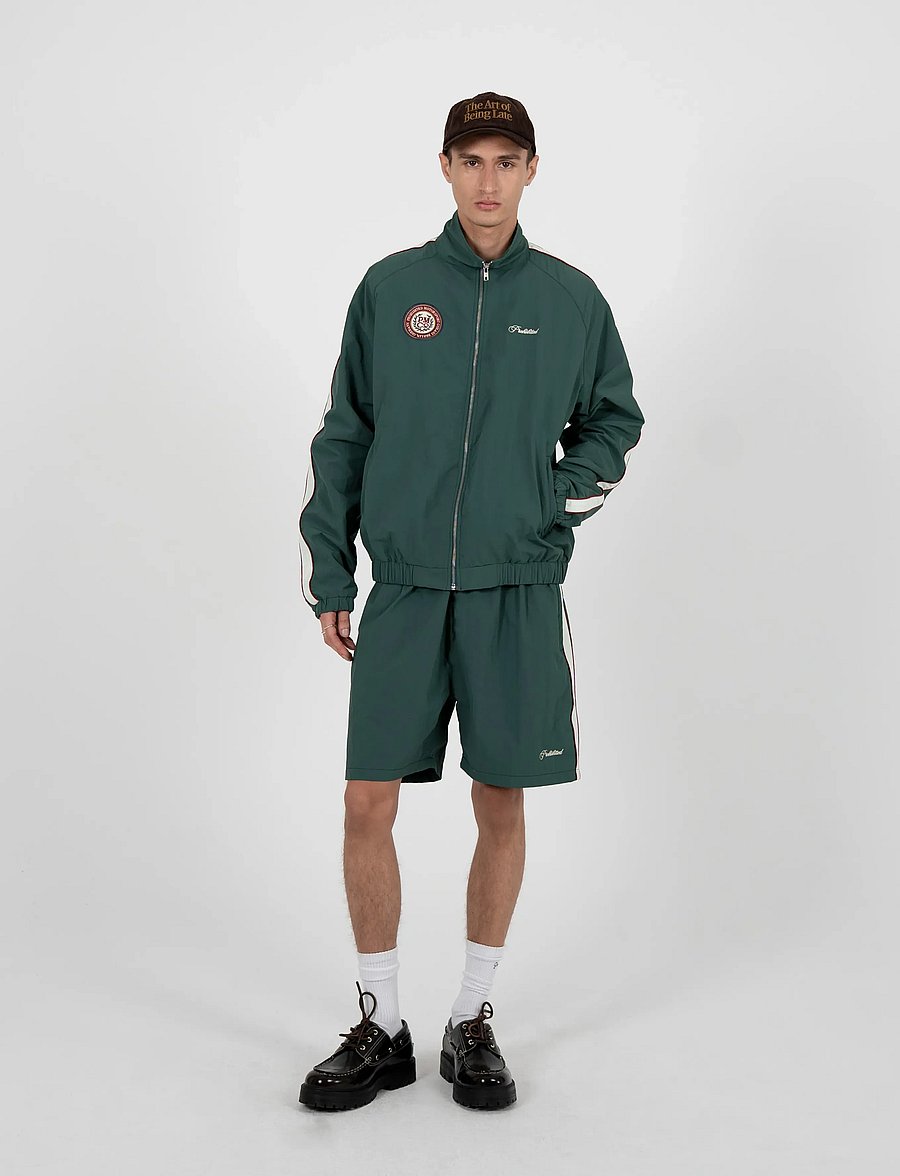 Prohibited - Slipstream Trackjacket Green - vabaaja jakid - green - 2