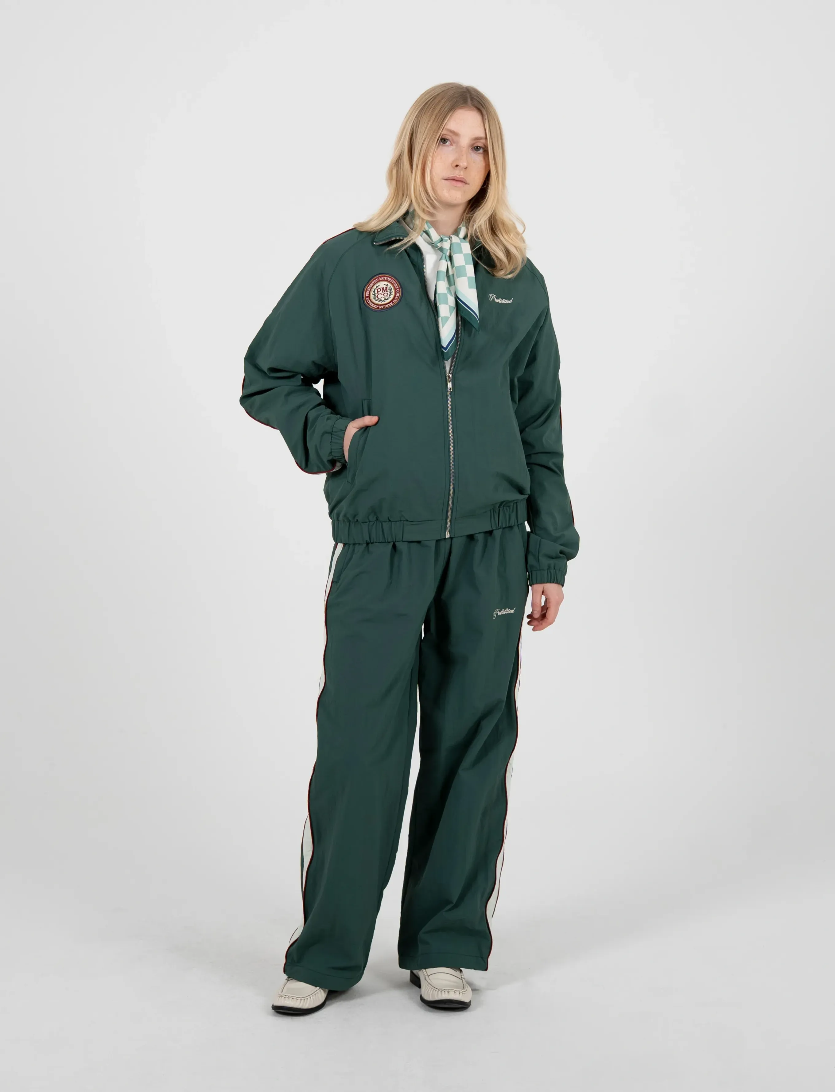 Prohibited - Slipstream Trackjacket Green - freizeitjacken - green - 4