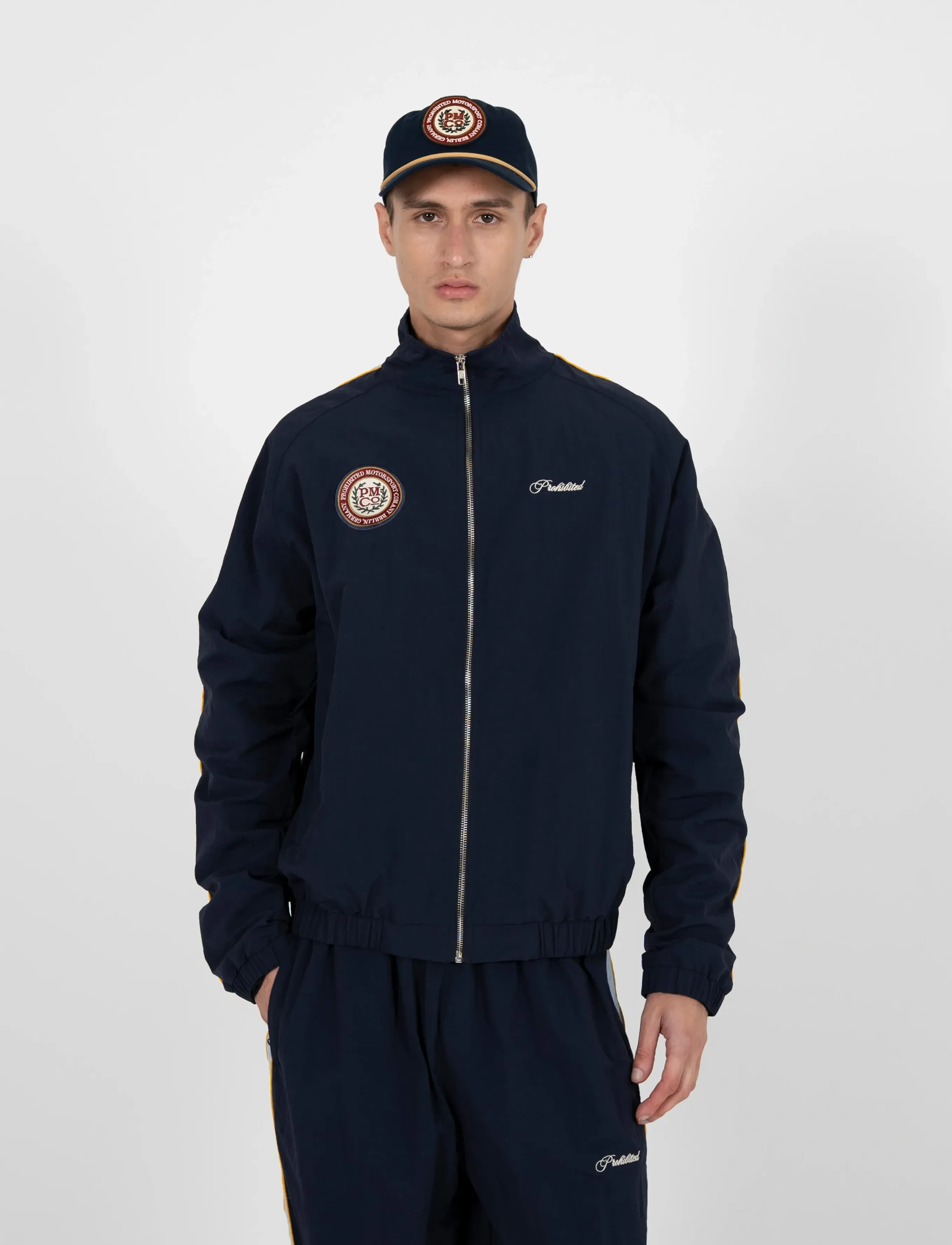 Prohibited Slipstream Trackjacket Navy, M, Navy, Sport Jackets > Sport Casual Jackets, Herre