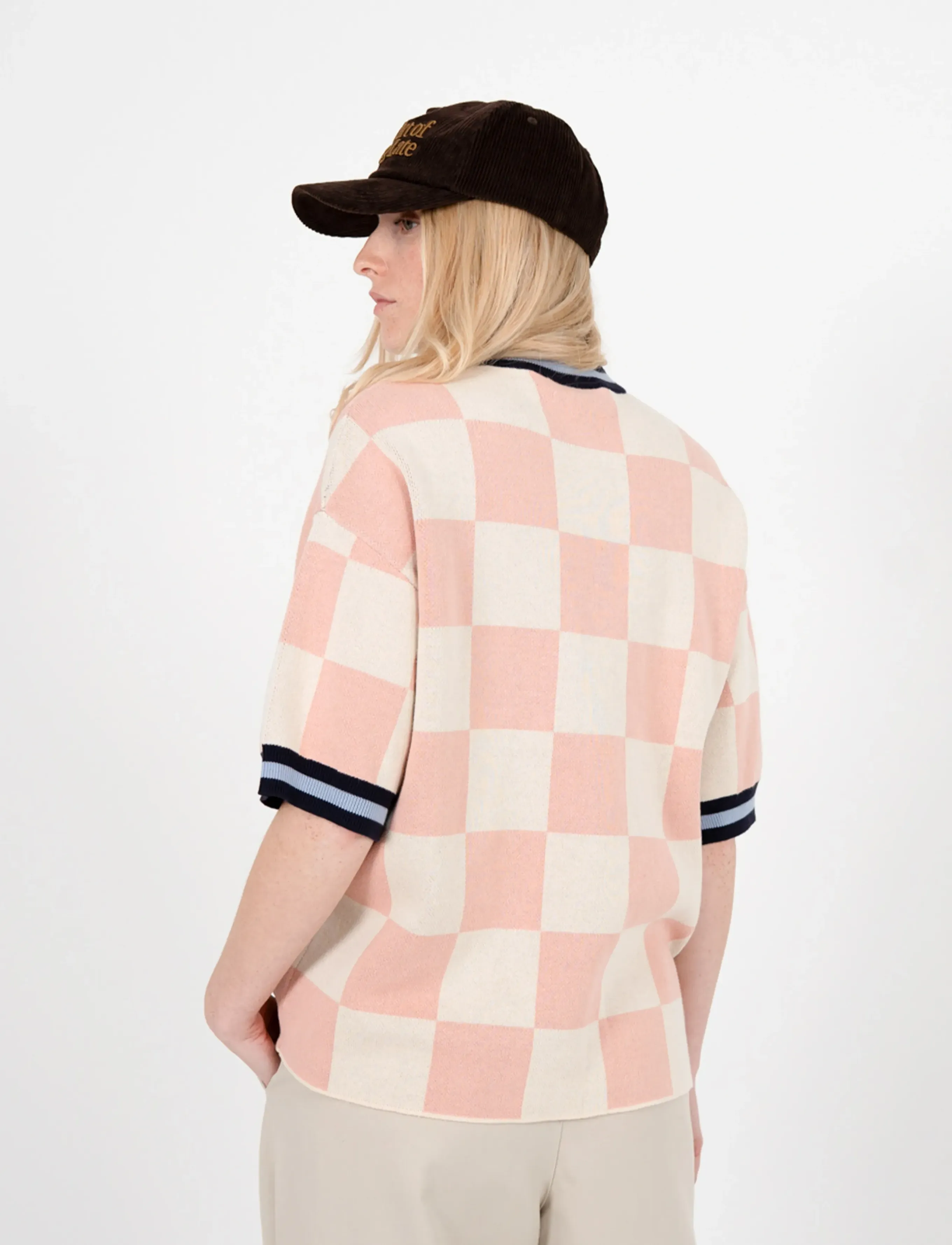 Prohibited Victory Knit Trikot Rose - V-Ausschnitt - ROSE / pink/rose