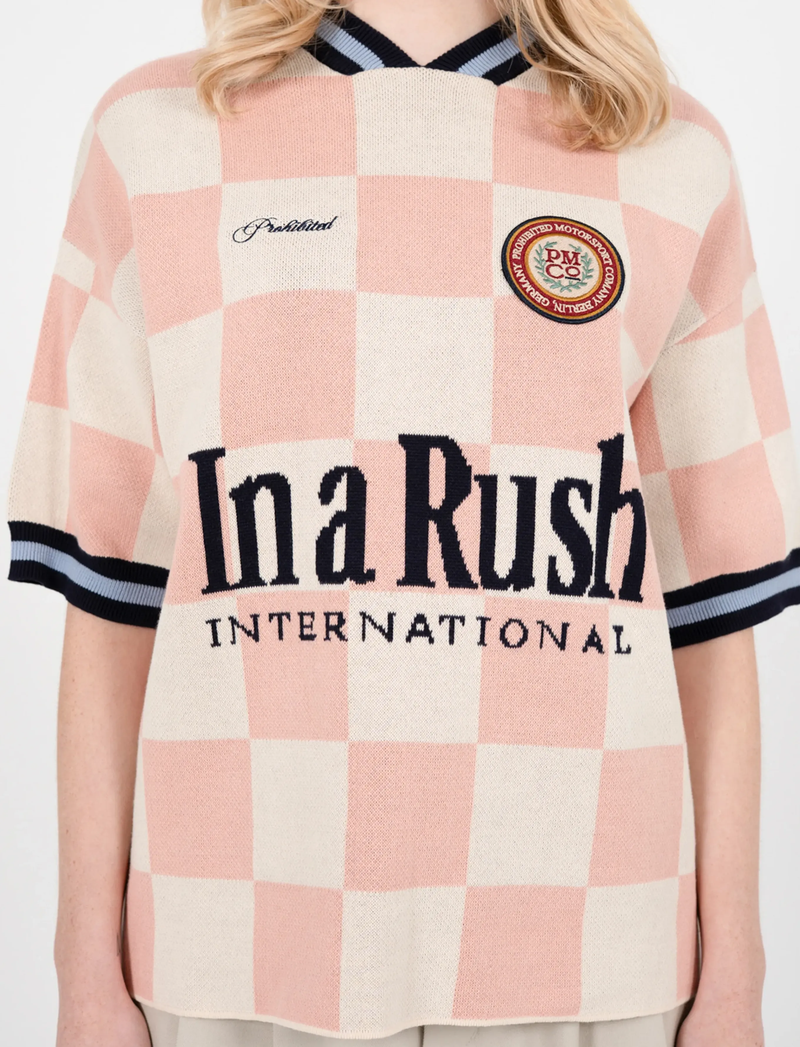 Prohibited Victory Knit Trikot Rose långärmade t-shirts herr – bild 8