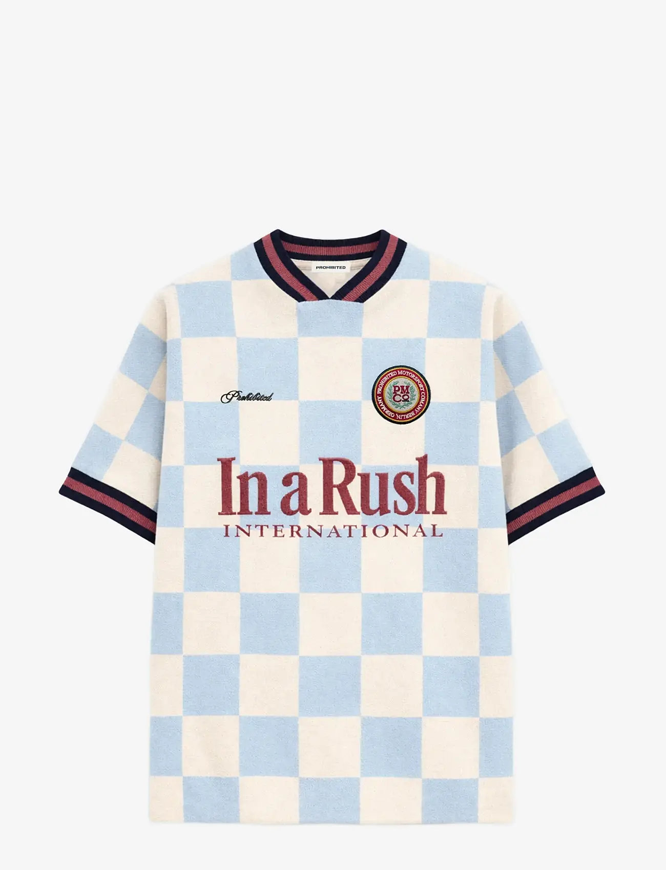 Prohibited - Victory Knit Trikot Blue - kortärmade t-shirts - blue - 1