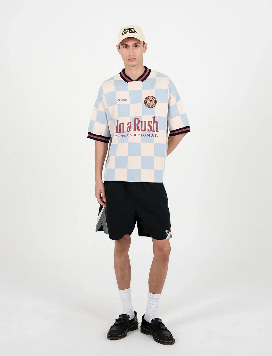 Prohibited - Victory Knit Trikot Blue - kurzärmelige t-shirts - blue - 2