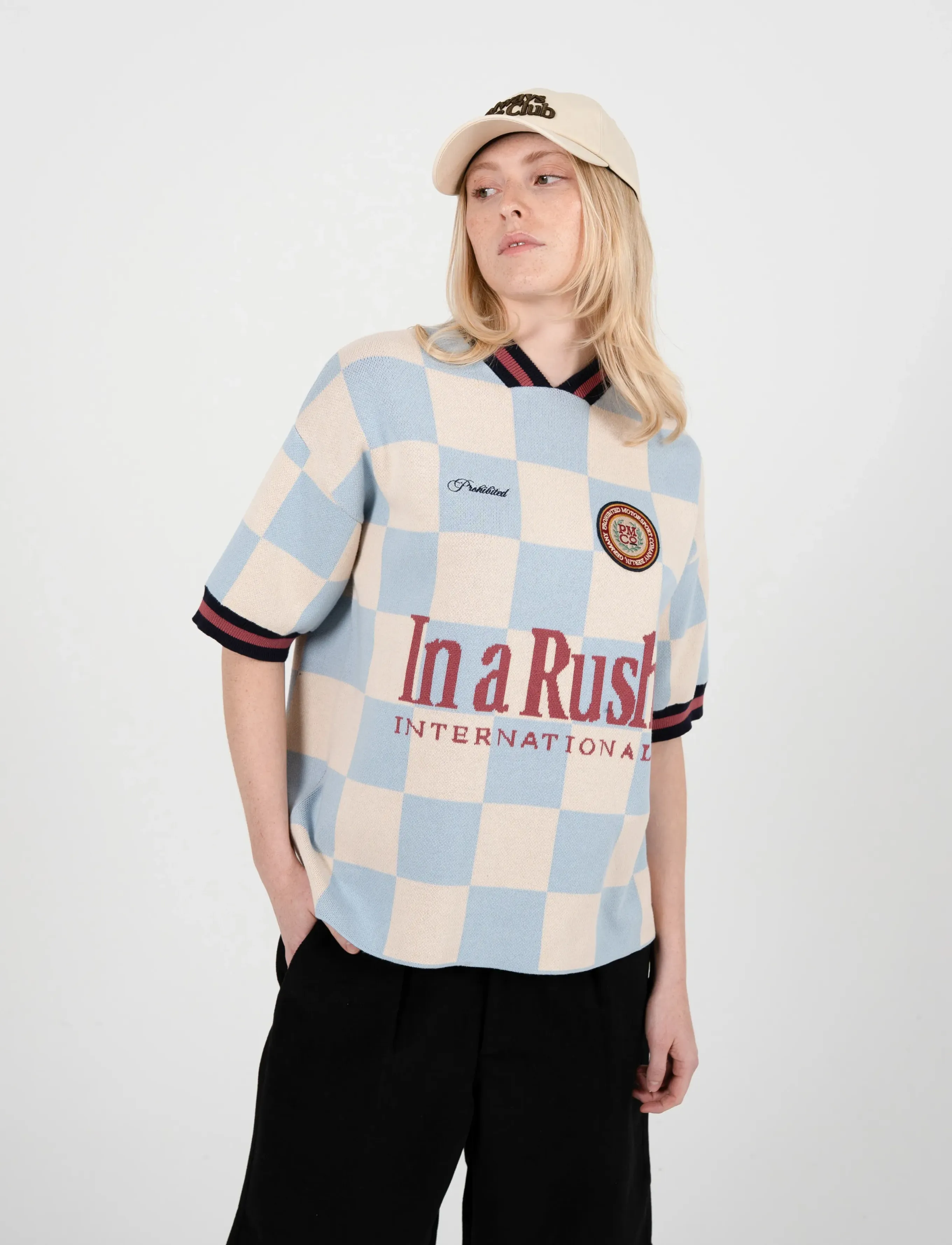 Prohibited - Victory Knit Trikot Blue - kurzärmelig - blue - 5