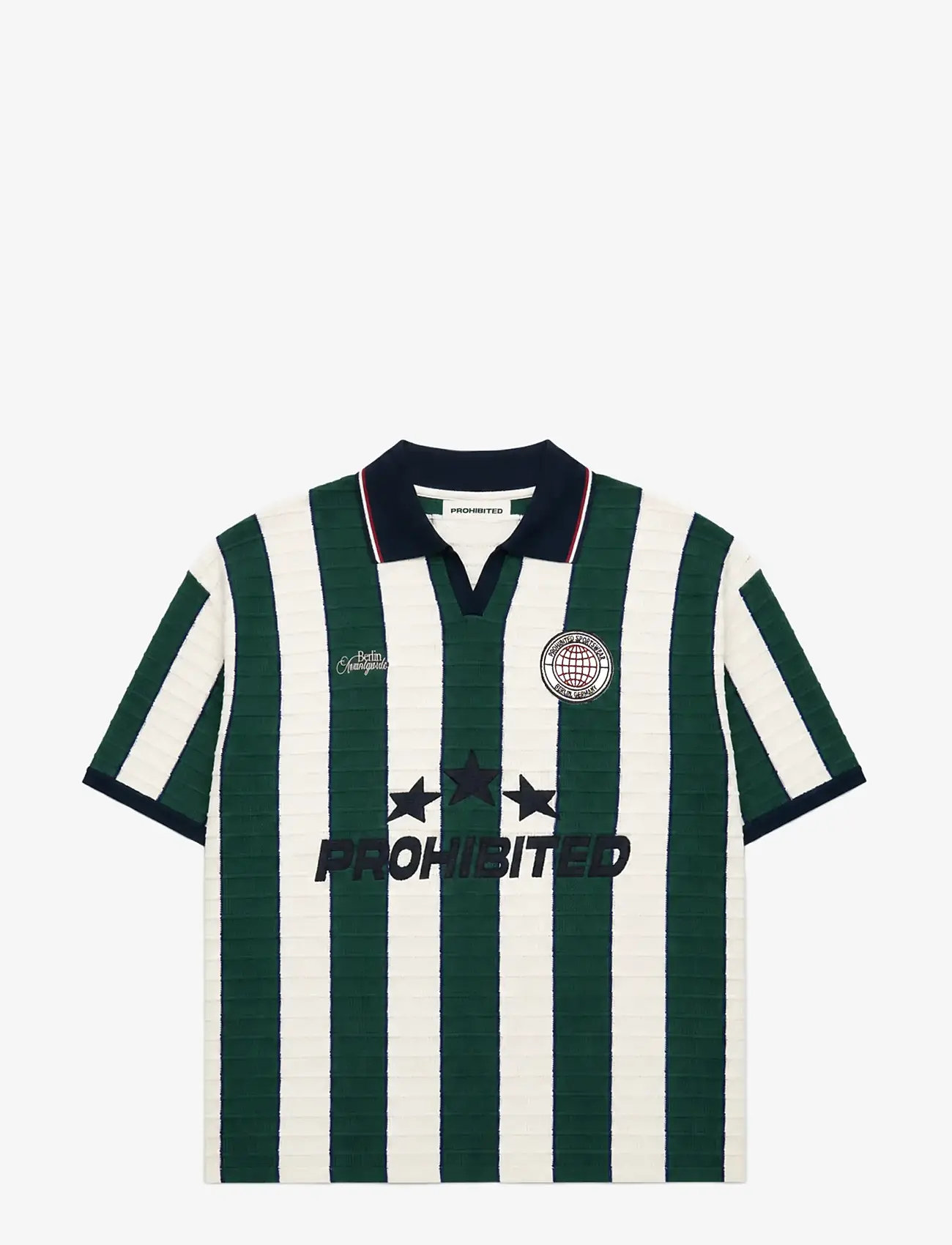Prohibited - Stars Knit Trikot - green - 1