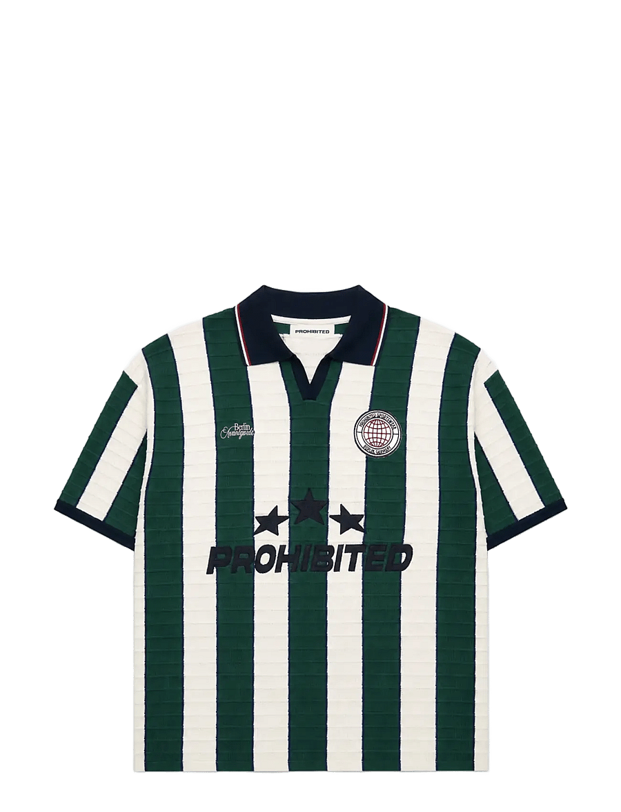 Prohibited - Stars Knit Trikot - green - 1