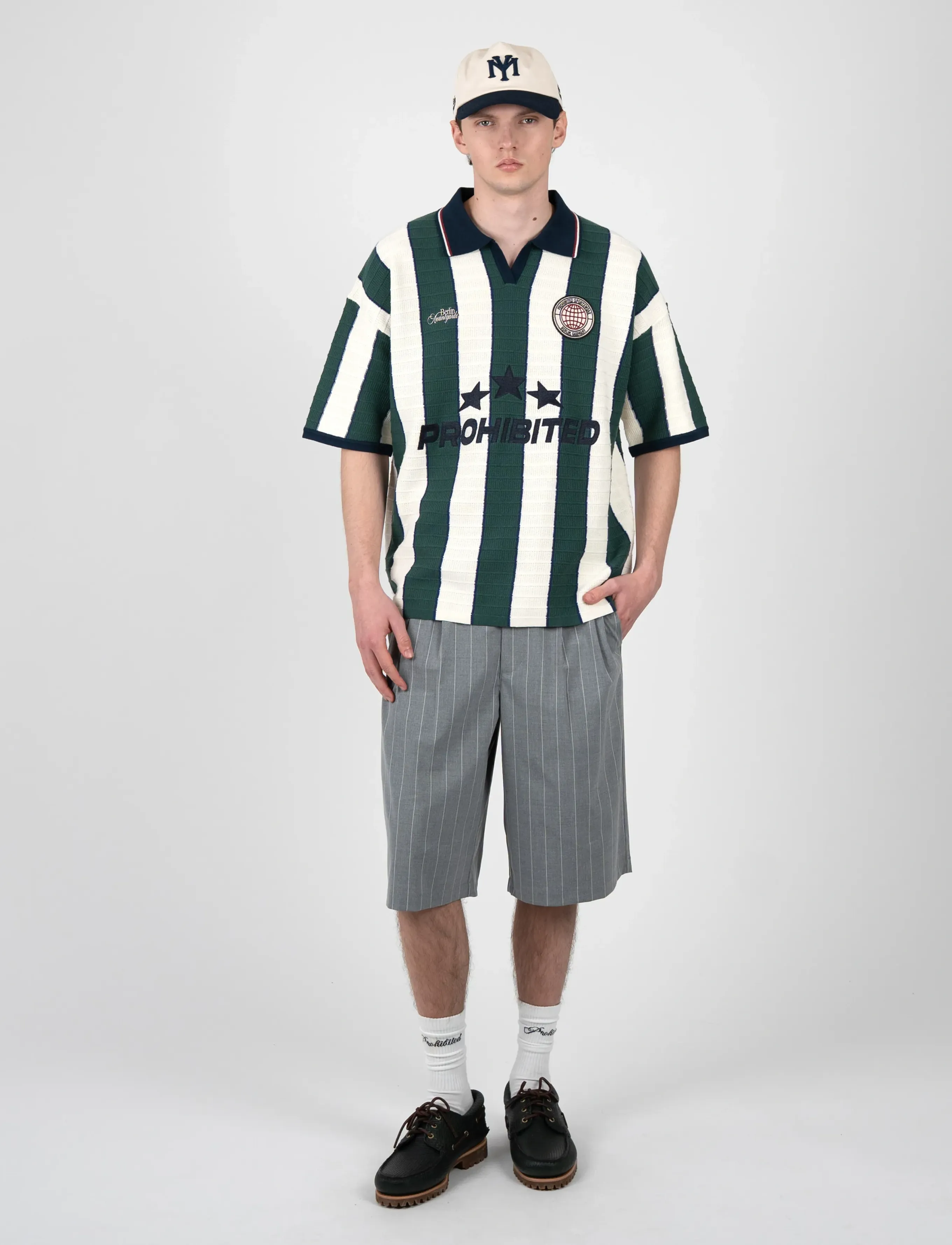 Prohibited - Stars Knit Trikot - green - 2
