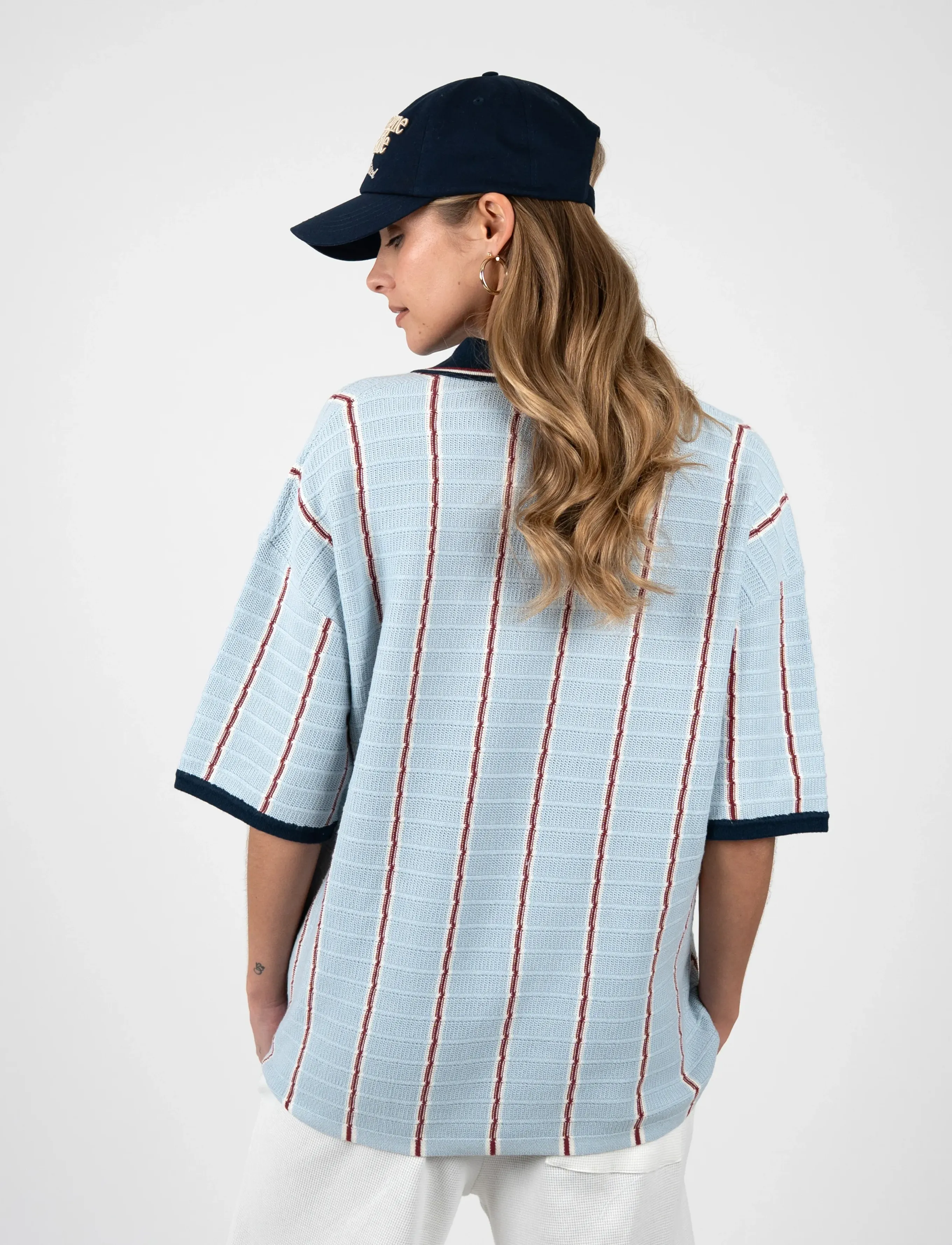 Prohibited Stars Knit Trikot - Streetstyle - LIGHT BLUE / blue