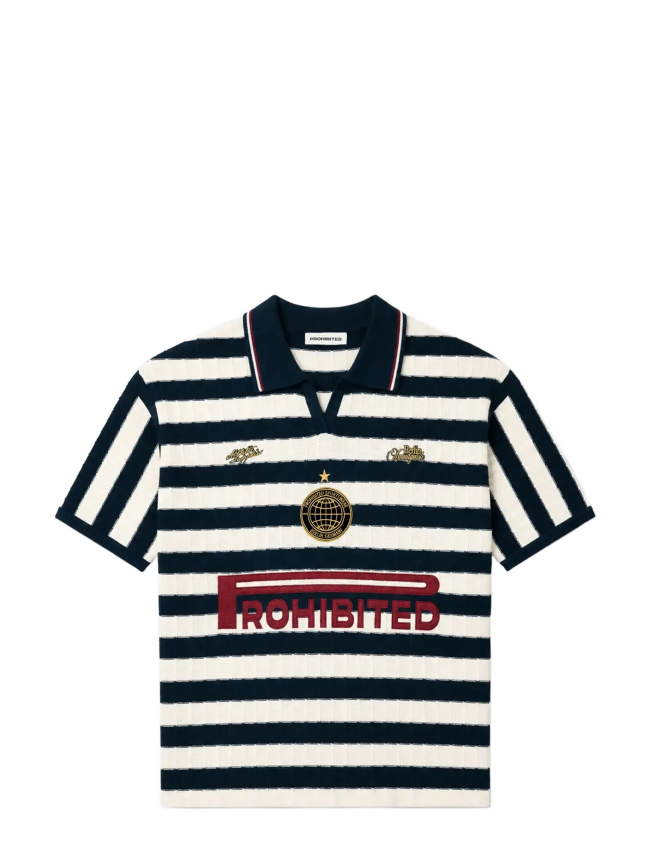 PROHIBITED Segment Knit Trikot Navy - XL - Herren