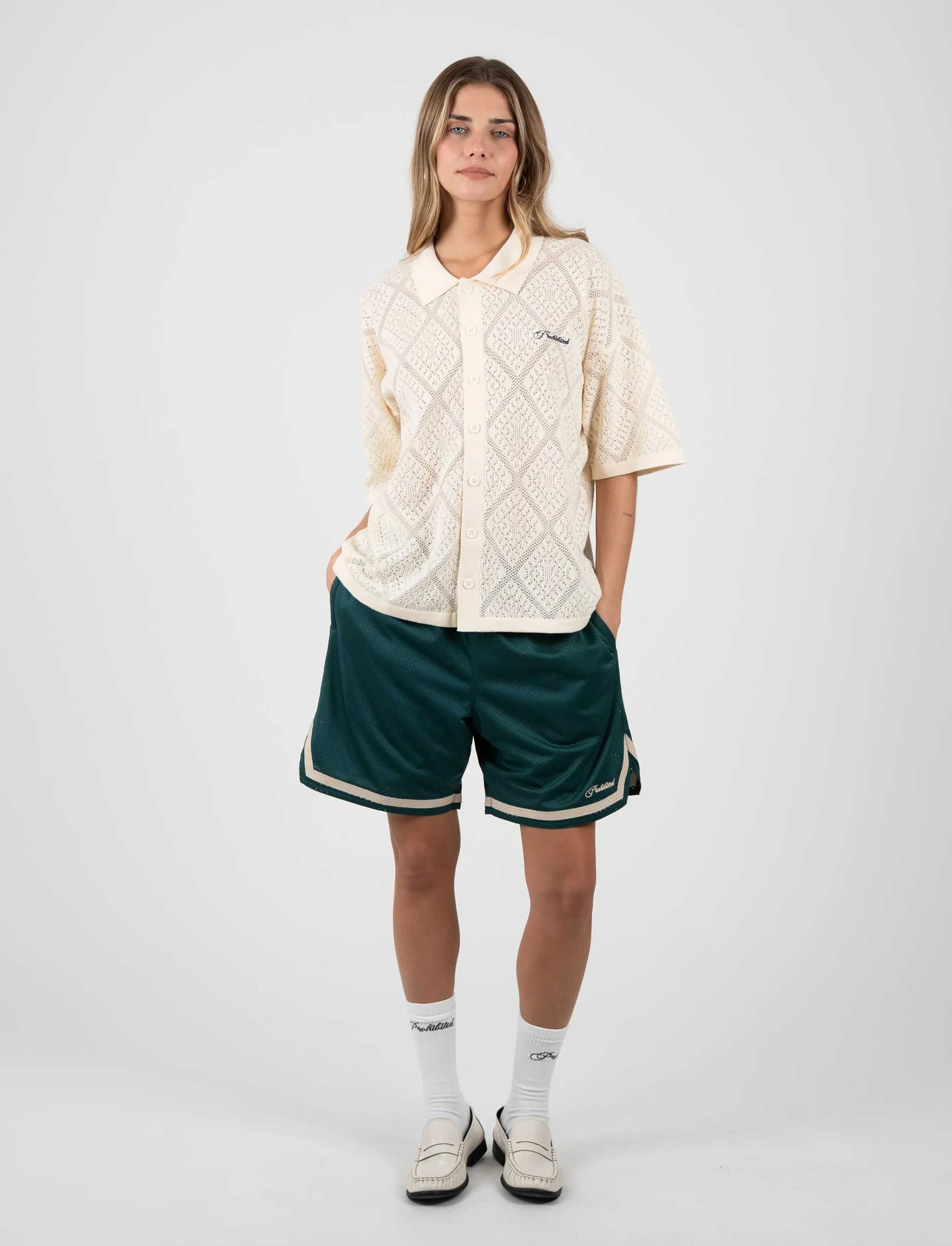 Prohibited Silent Bay Lace Shirt pikéer herr – bild 7