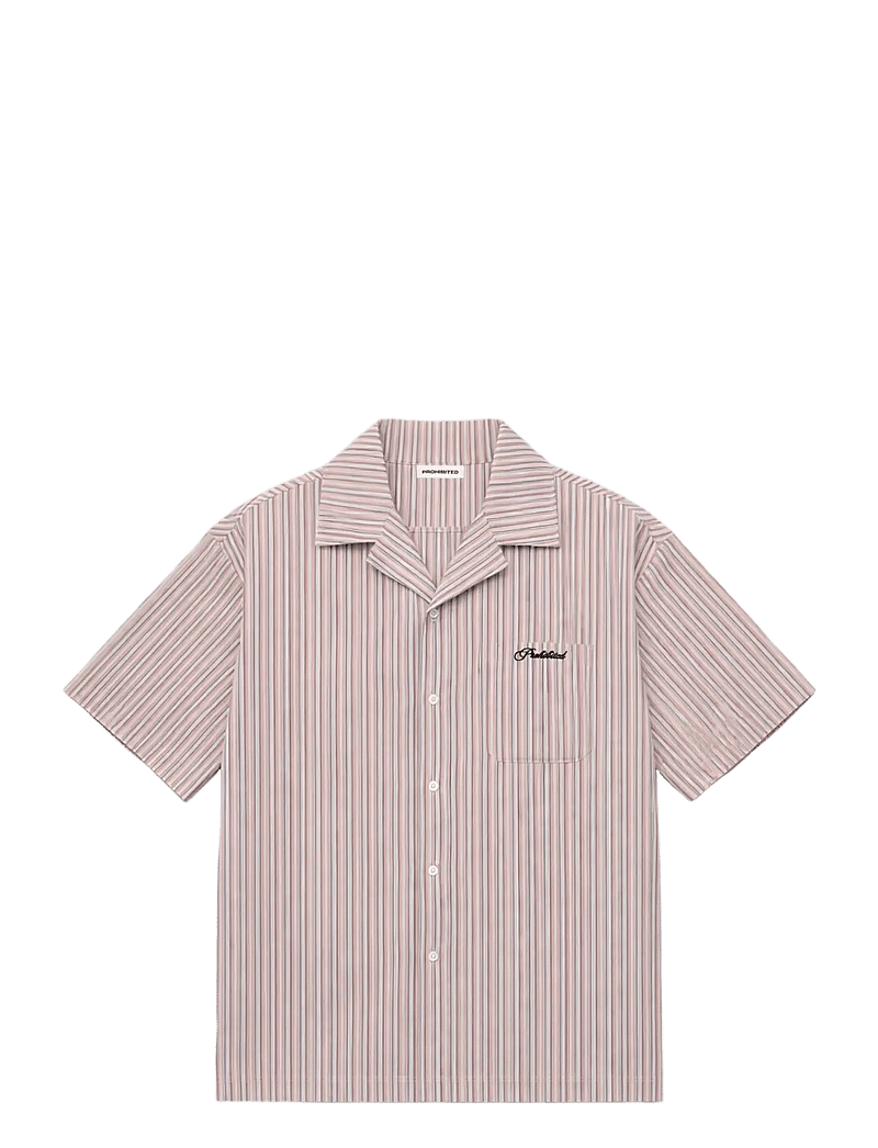 Prohibited - Vineyard Breeze Shirt - triibulised särgid - red - 1