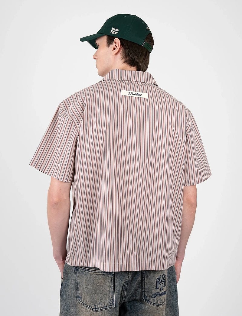 Prohibited - Vineyard Breeze Shirt - triibulised särgid - red - 3
