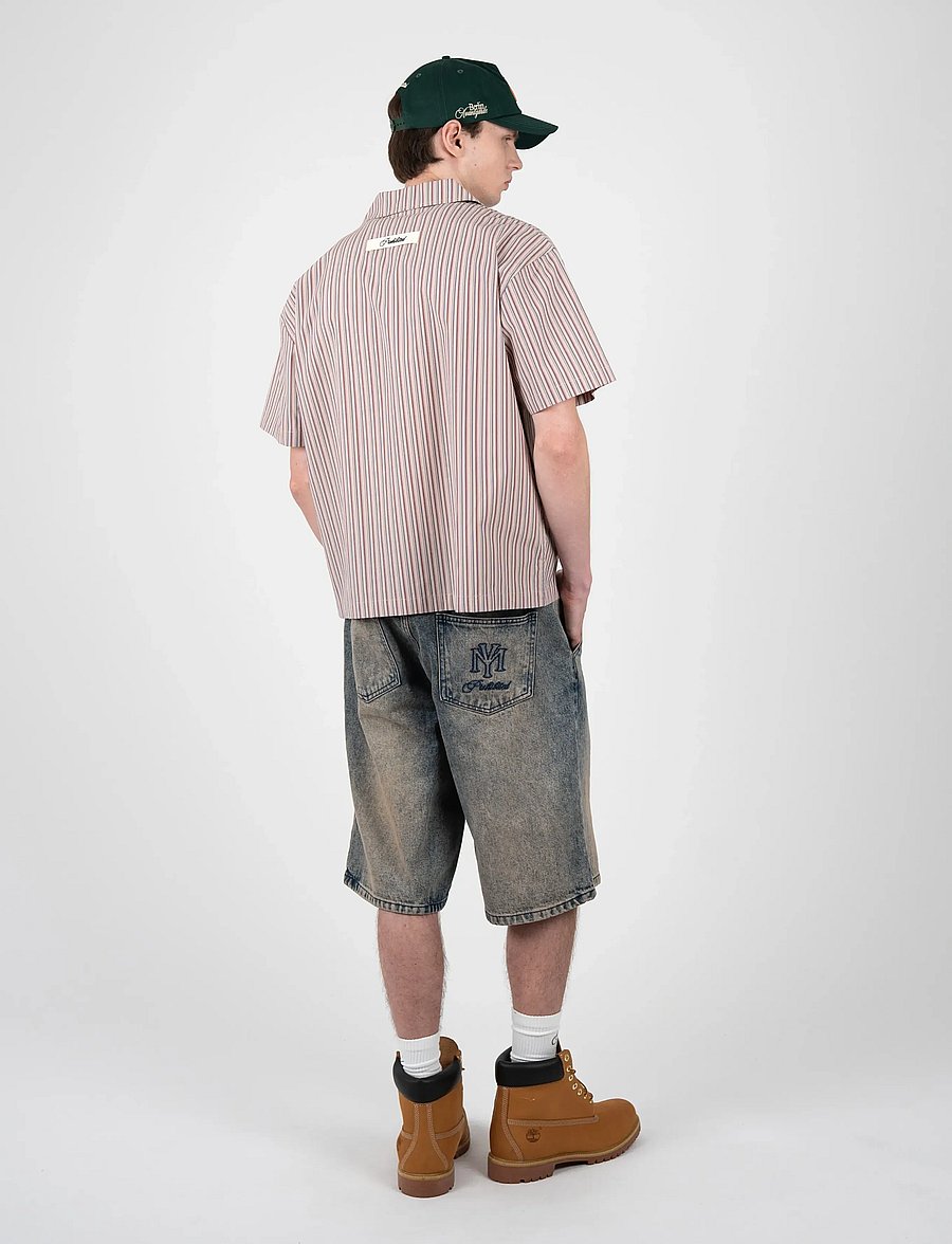 Prohibited - Vineyard Breeze Shirt - triibulised särgid - red - 4