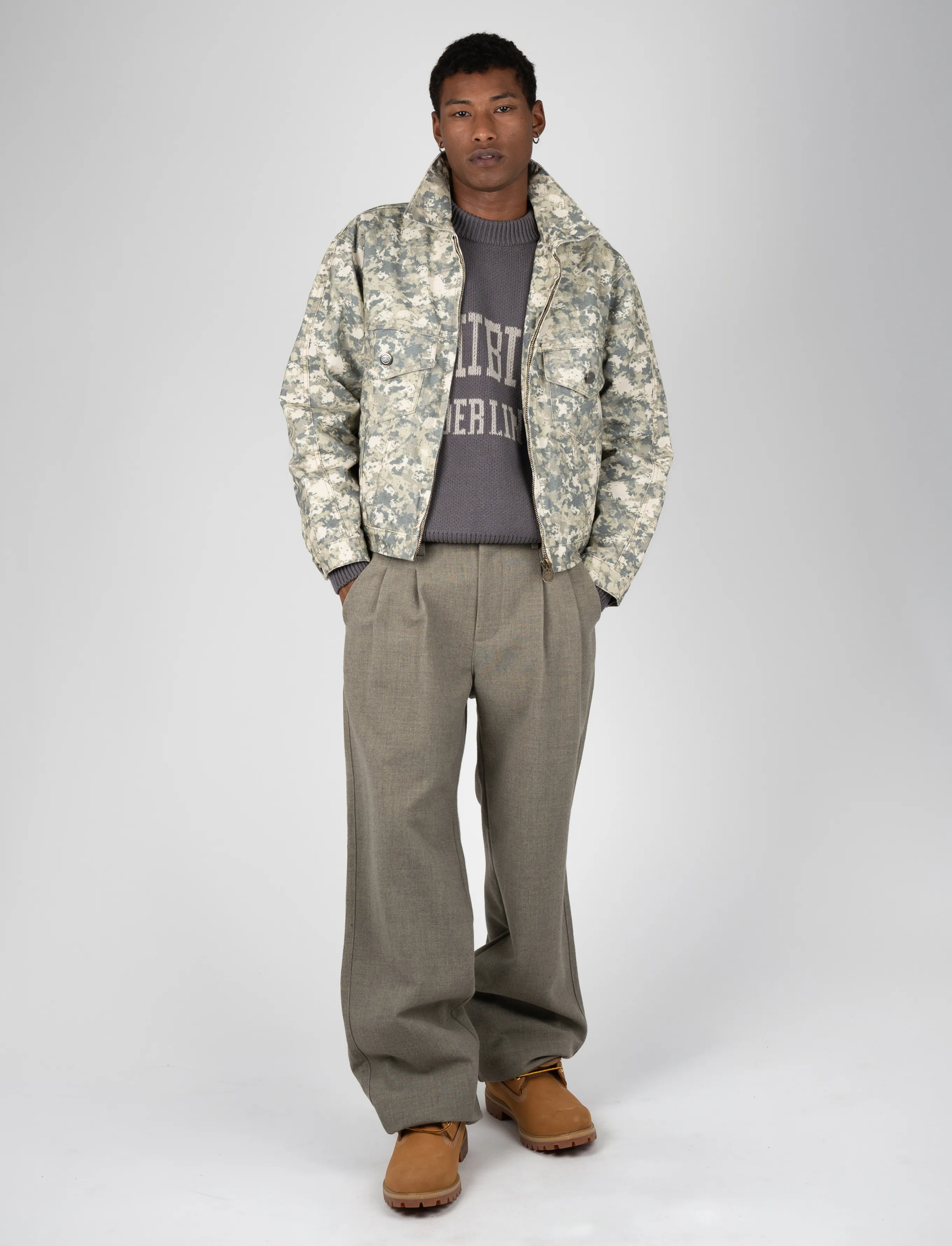 Prohibited Saint-Verán Denim Jacket - Shop by style - CAMOUFLAGE / beige