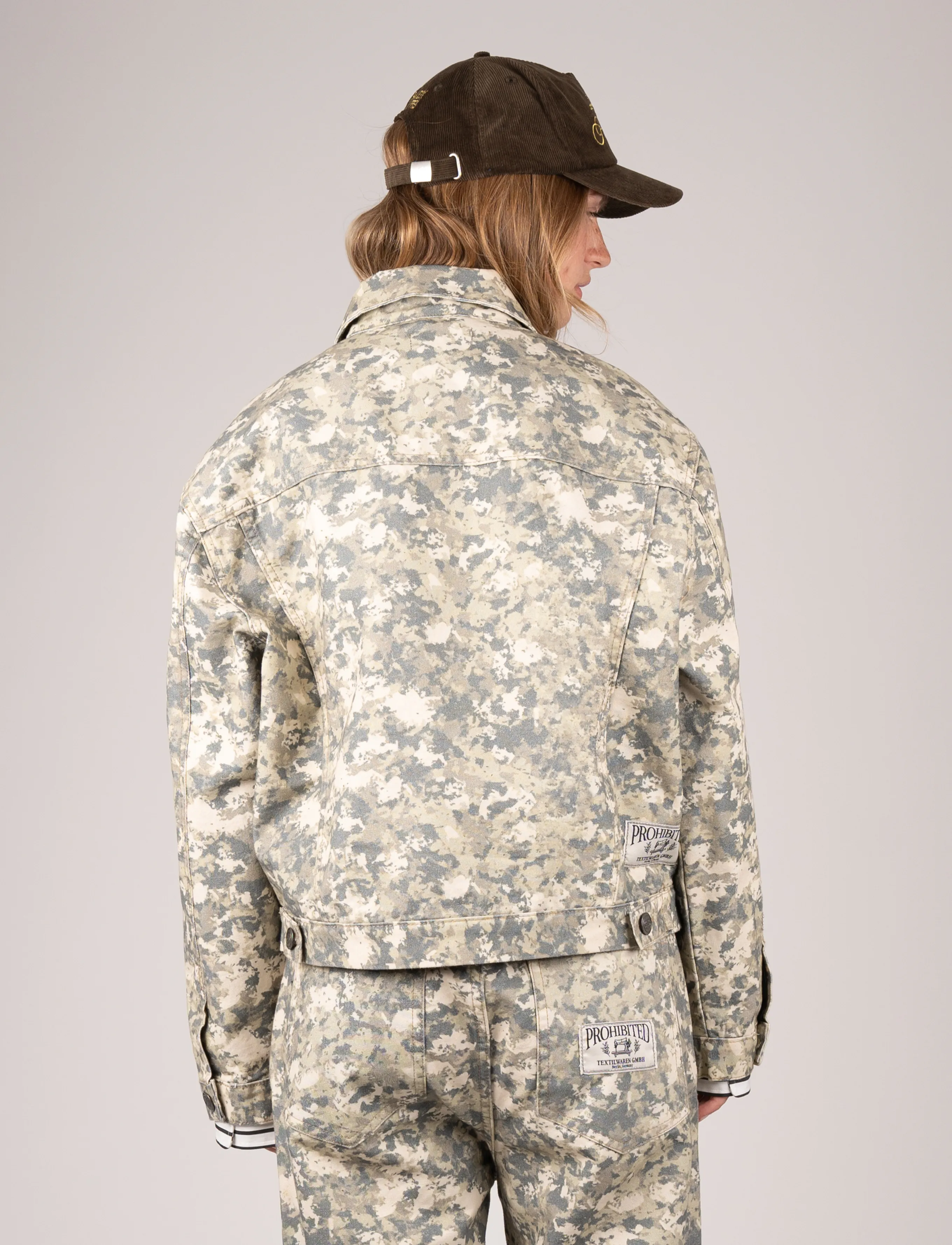 Prohibited Saint-Verán Denim Jacket - Kleidung - CAMOUFLAGE / beige