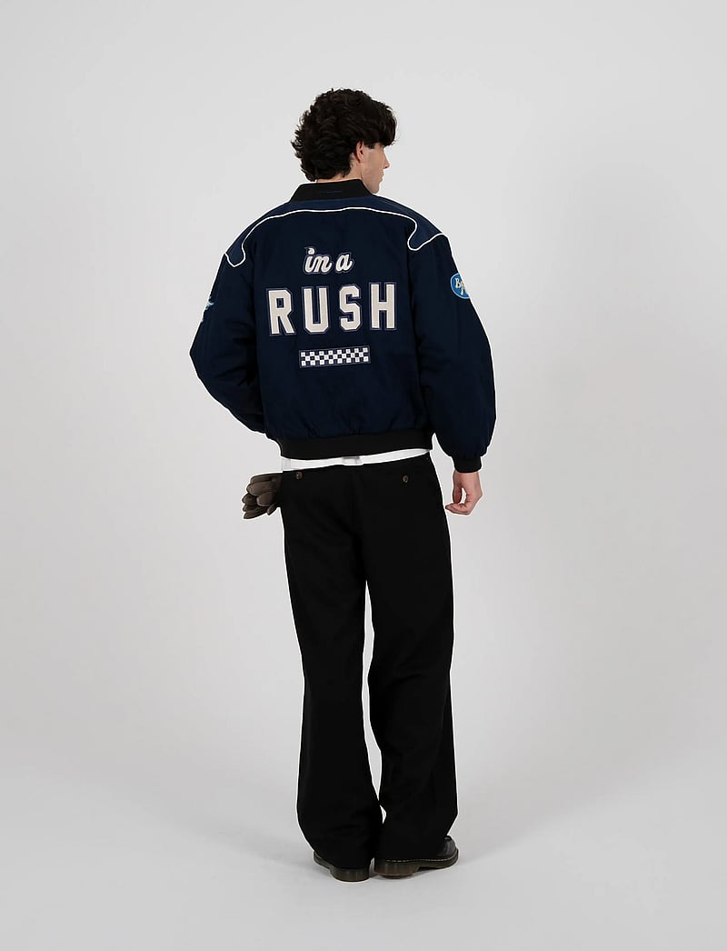 Prohibited - Racetrack Jacket Blue - spring jackets - blue - 3