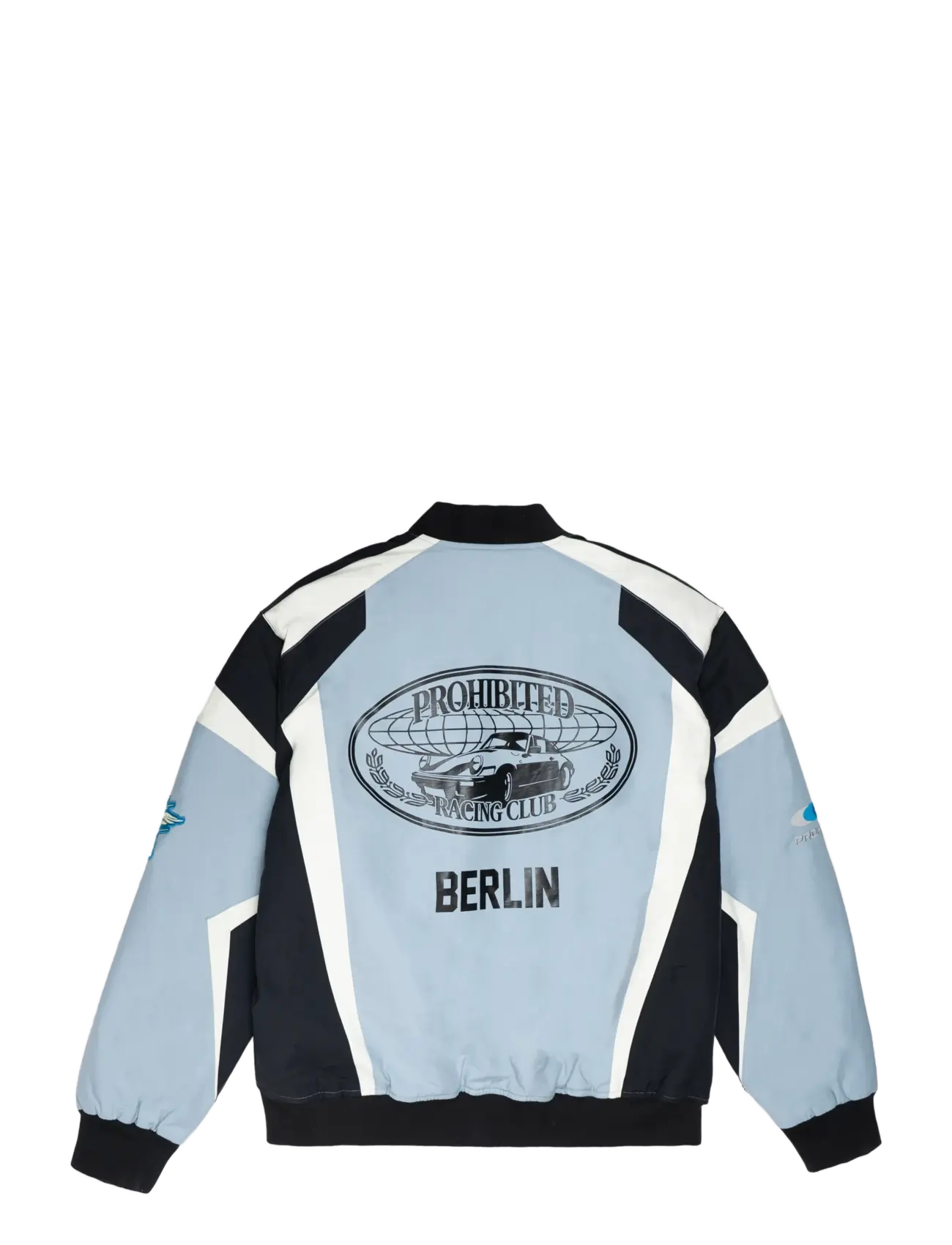Prohibited - Hyperlane Racing Jacket Blue - vårjakker - blue - 2