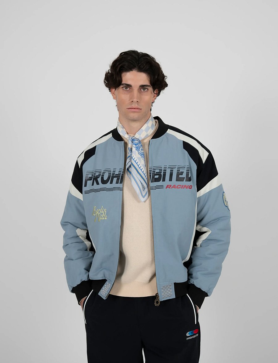 Prohibited - Hyperlane Racing Jacket Blue - sügisjoped - blue - 4