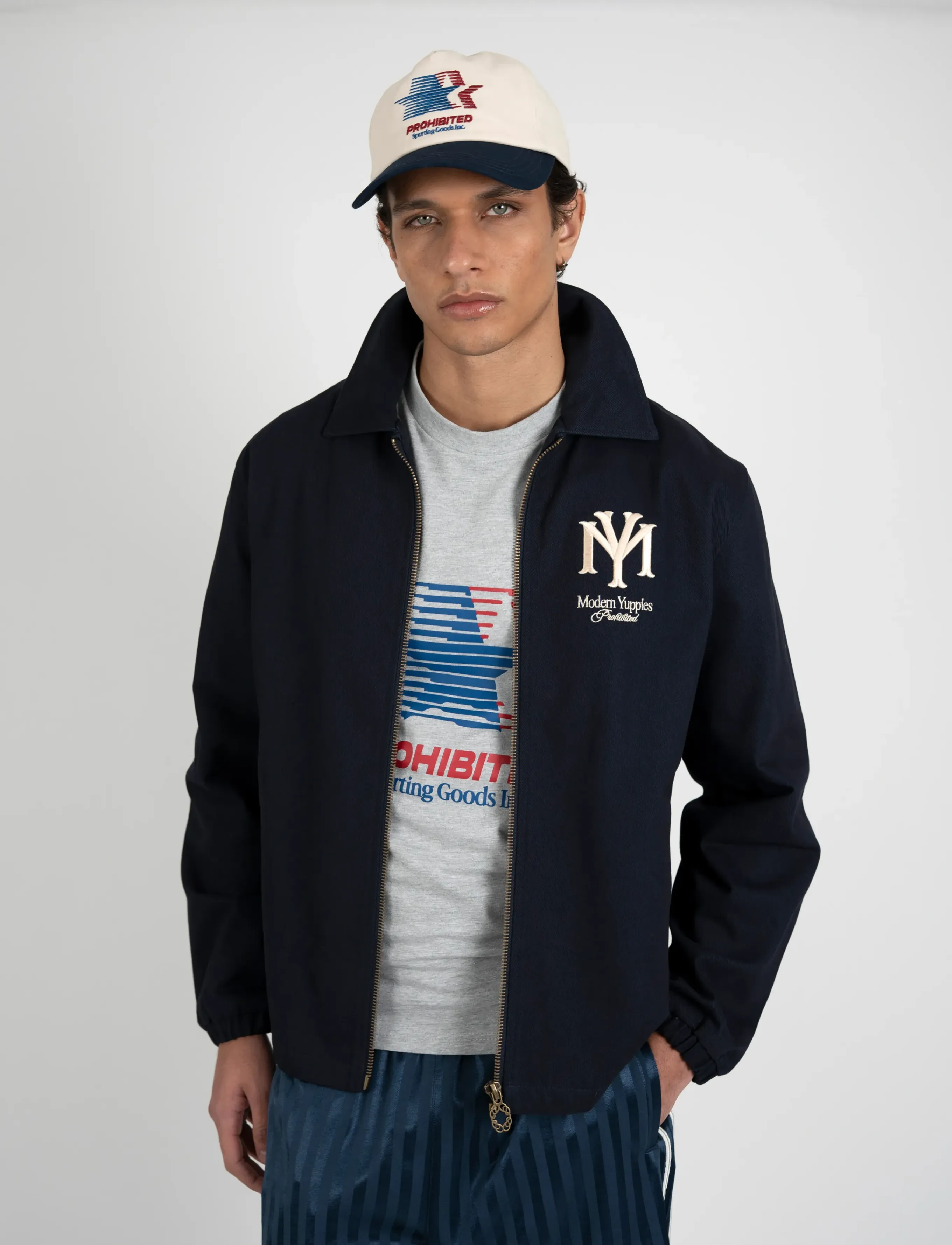 Prohibited Belmont Jacket, XL, Jackets, Marineblau - Light Männerswear