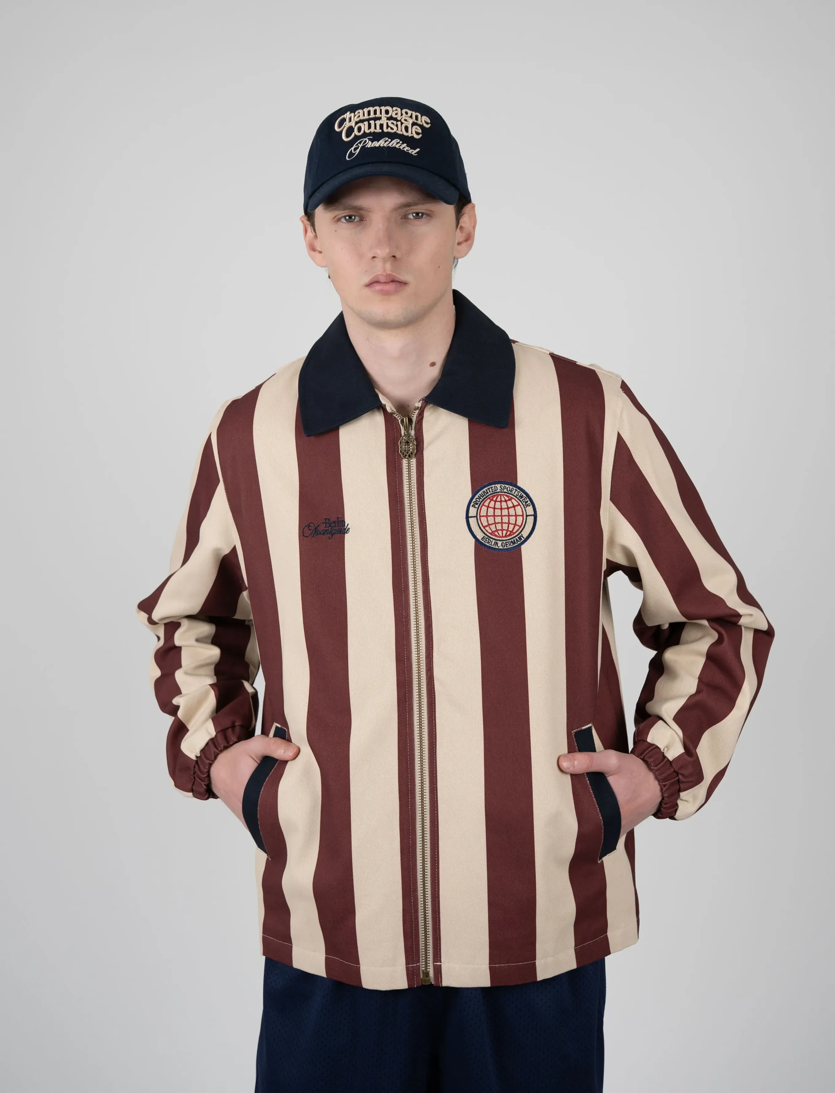 Prohibited Ivy League Jacket, S, Jackets, Rot - Light Männerswear