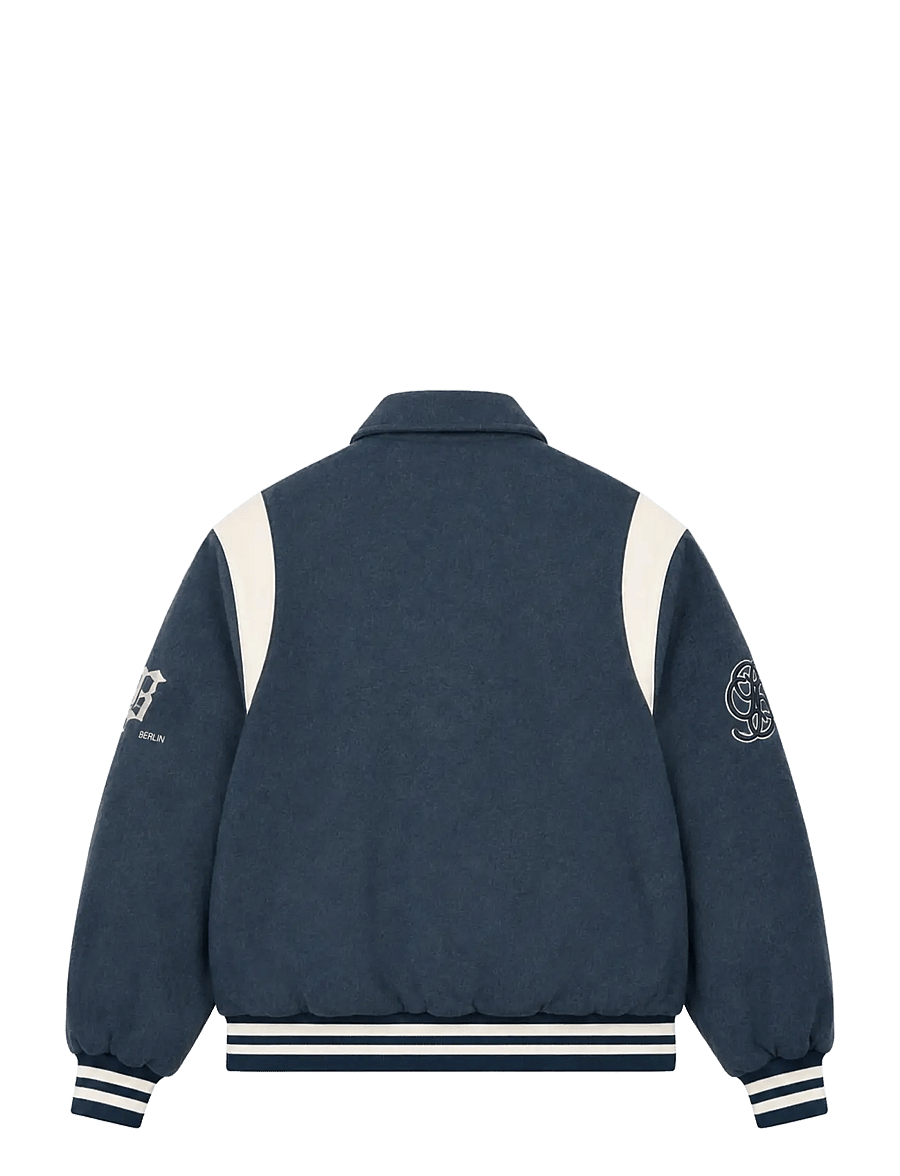Prohibited - Field College Jacket - anthracite blue - 2