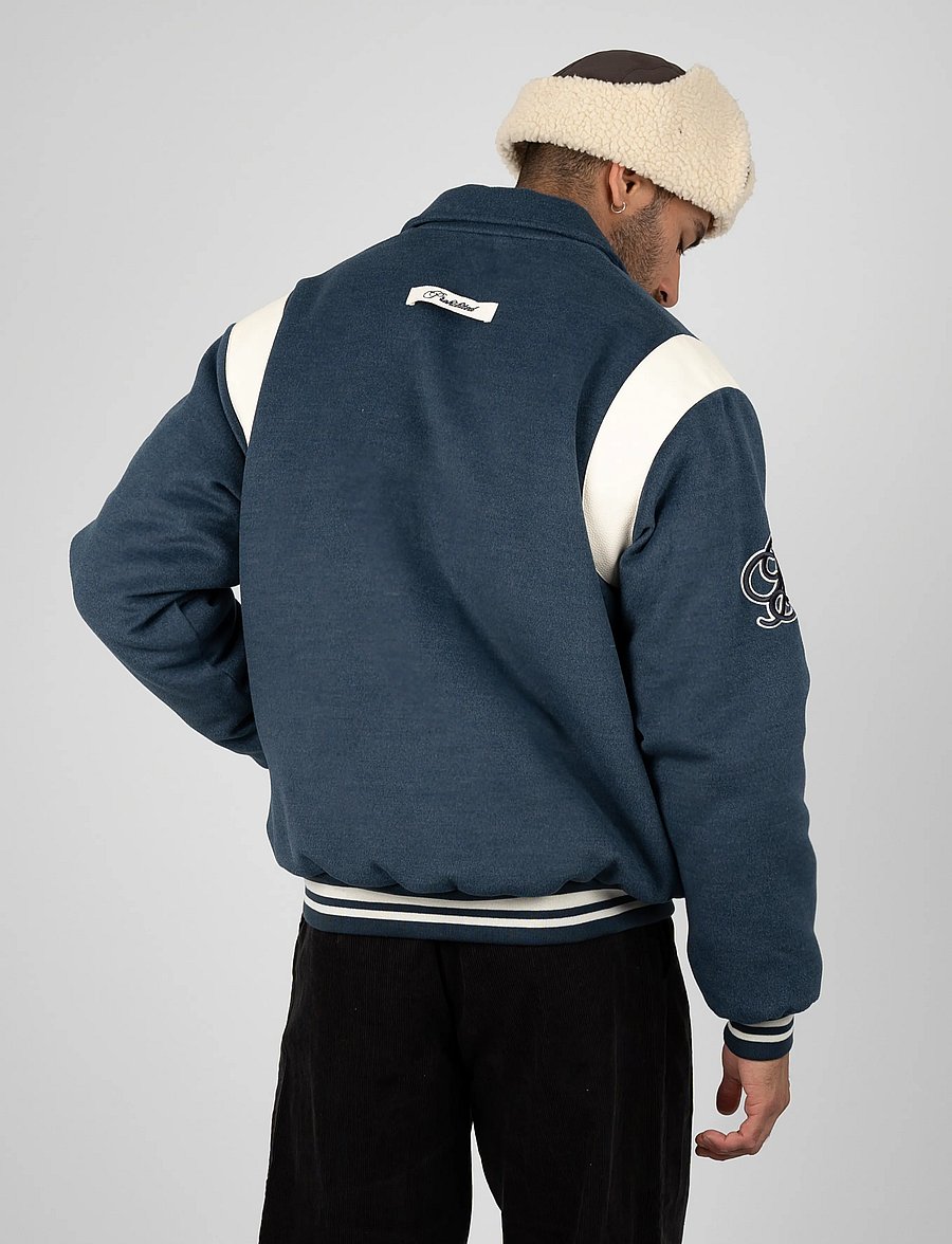 Prohibited - Field College Jacket - anthracite blue - 4