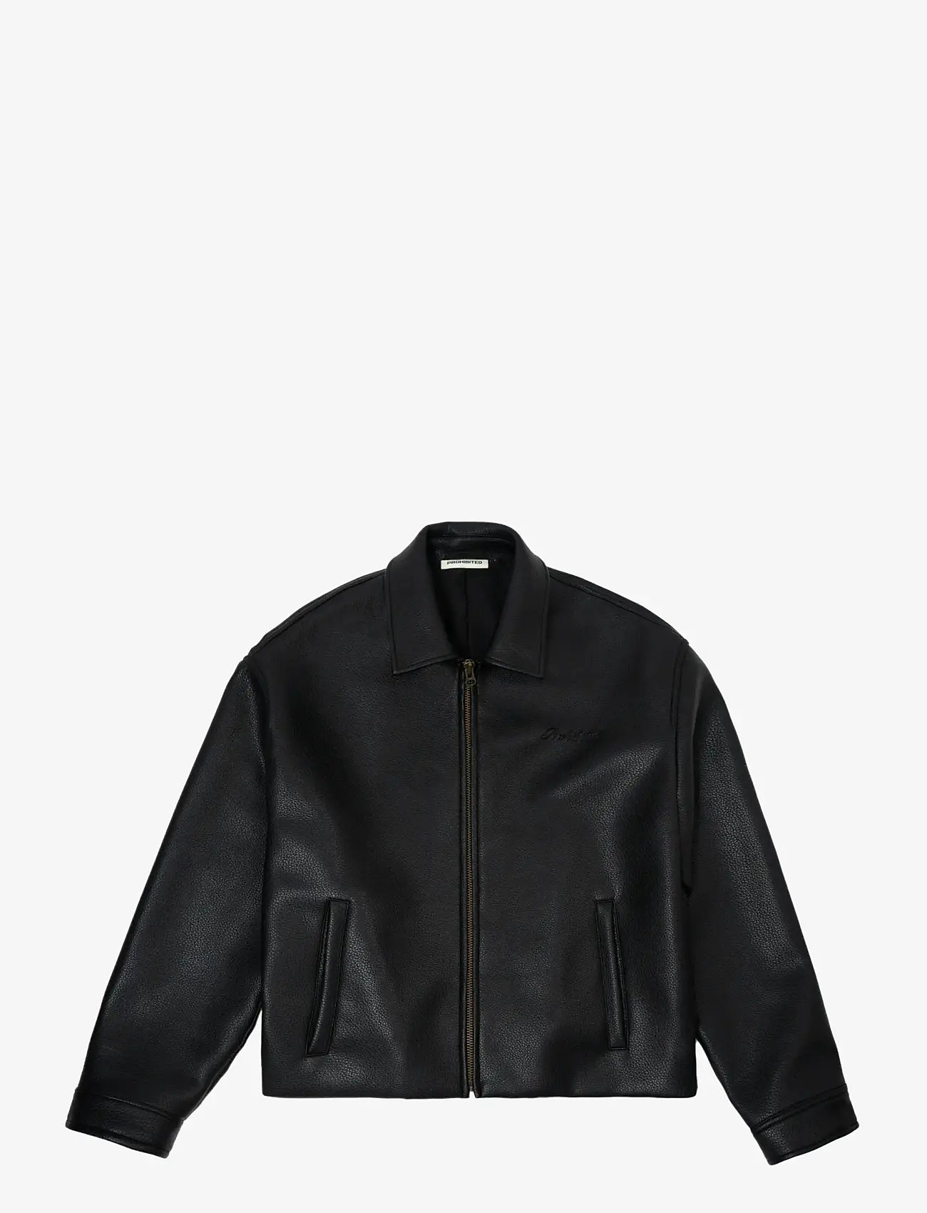 Prohibited - Nightrider Jacket - læderjakker - black - 1