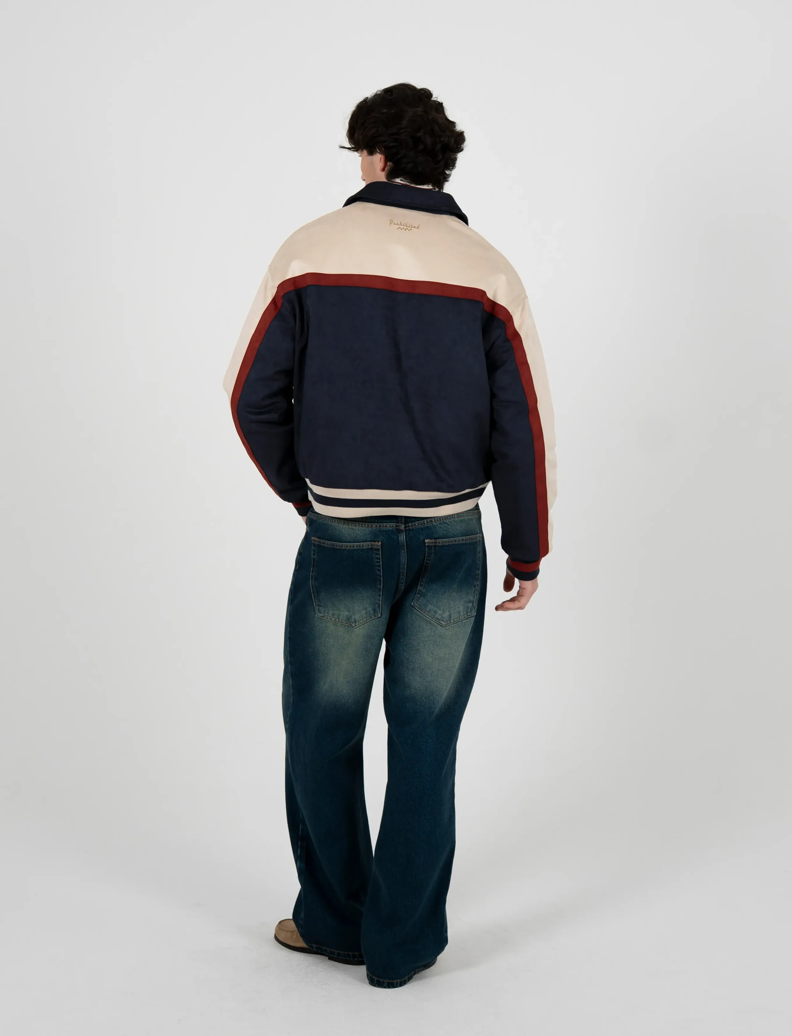 Suede Club Jacket Navy 3